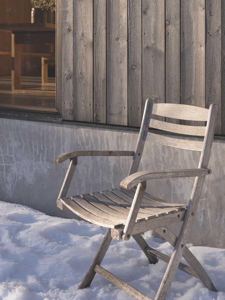 Selandia Armchair Fauteuil d'extérieur Skagerak by Fritz Hansen