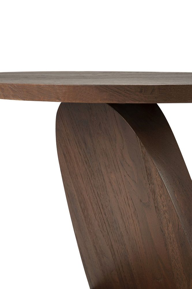 Table d'appoint Oblic ronde en teck Ethnicraft