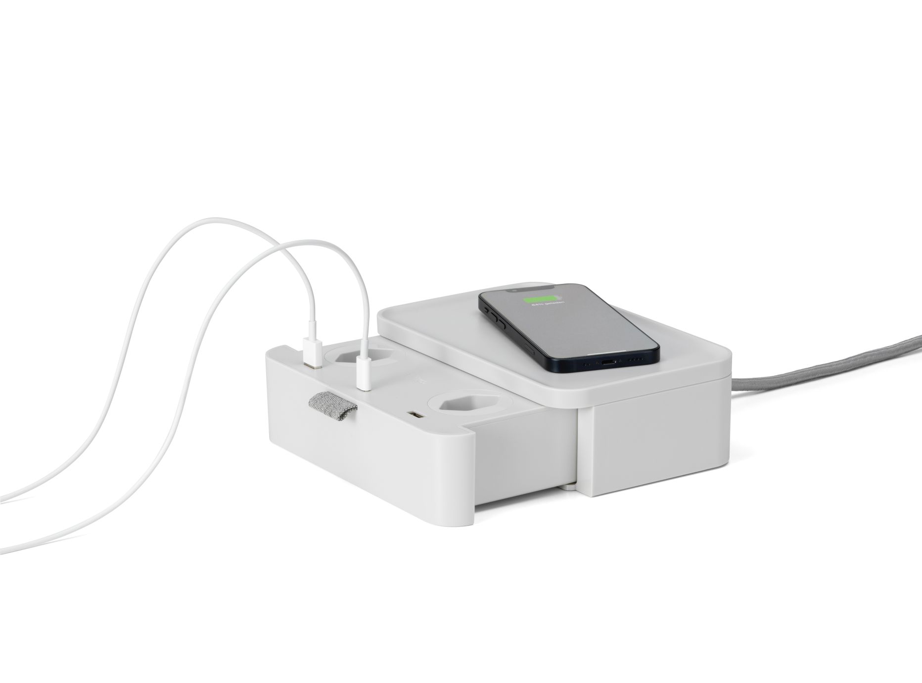 Ampi Chargeur sans fil et prise multiple Vitra
