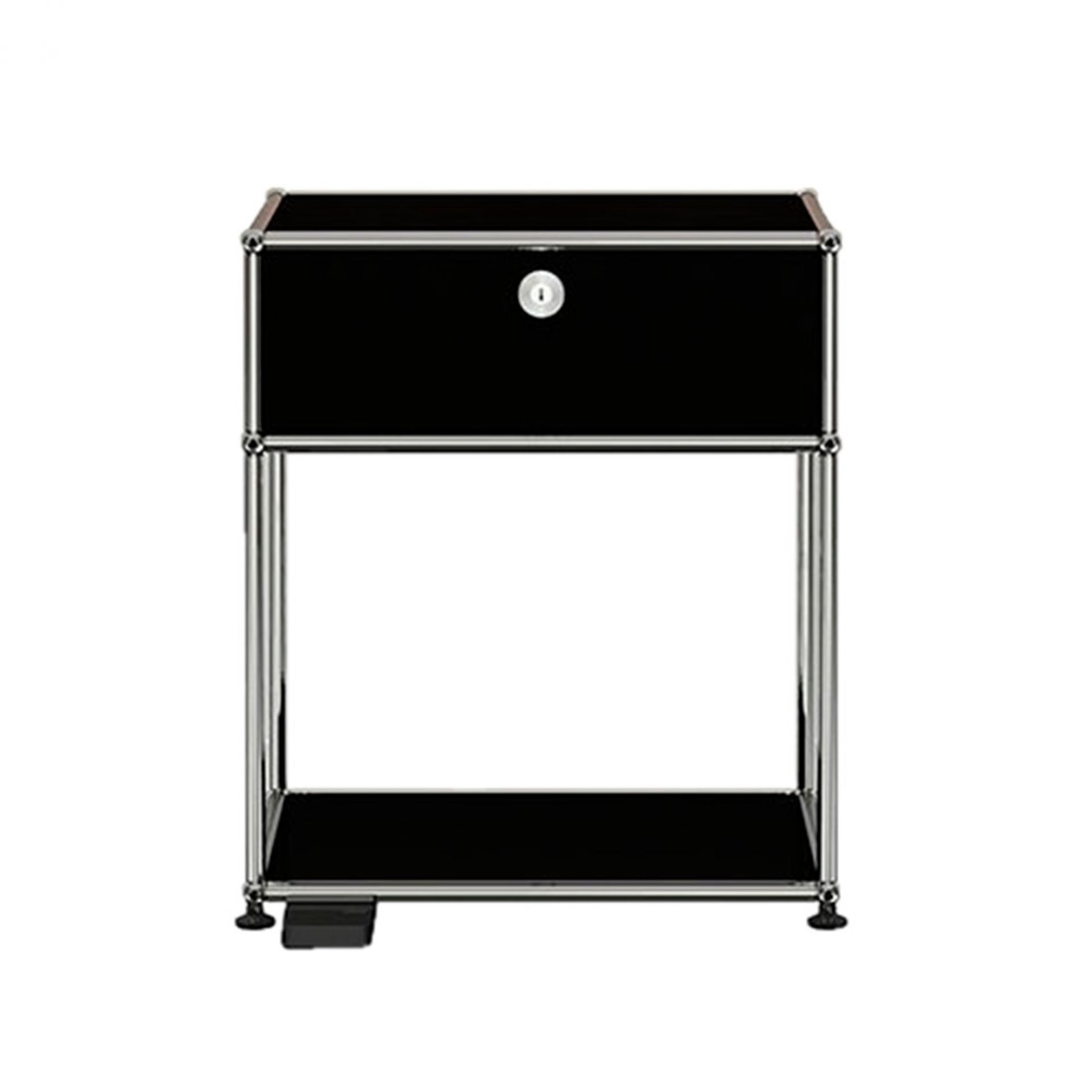 E table de chevet avec lumière dimmable USM Haller