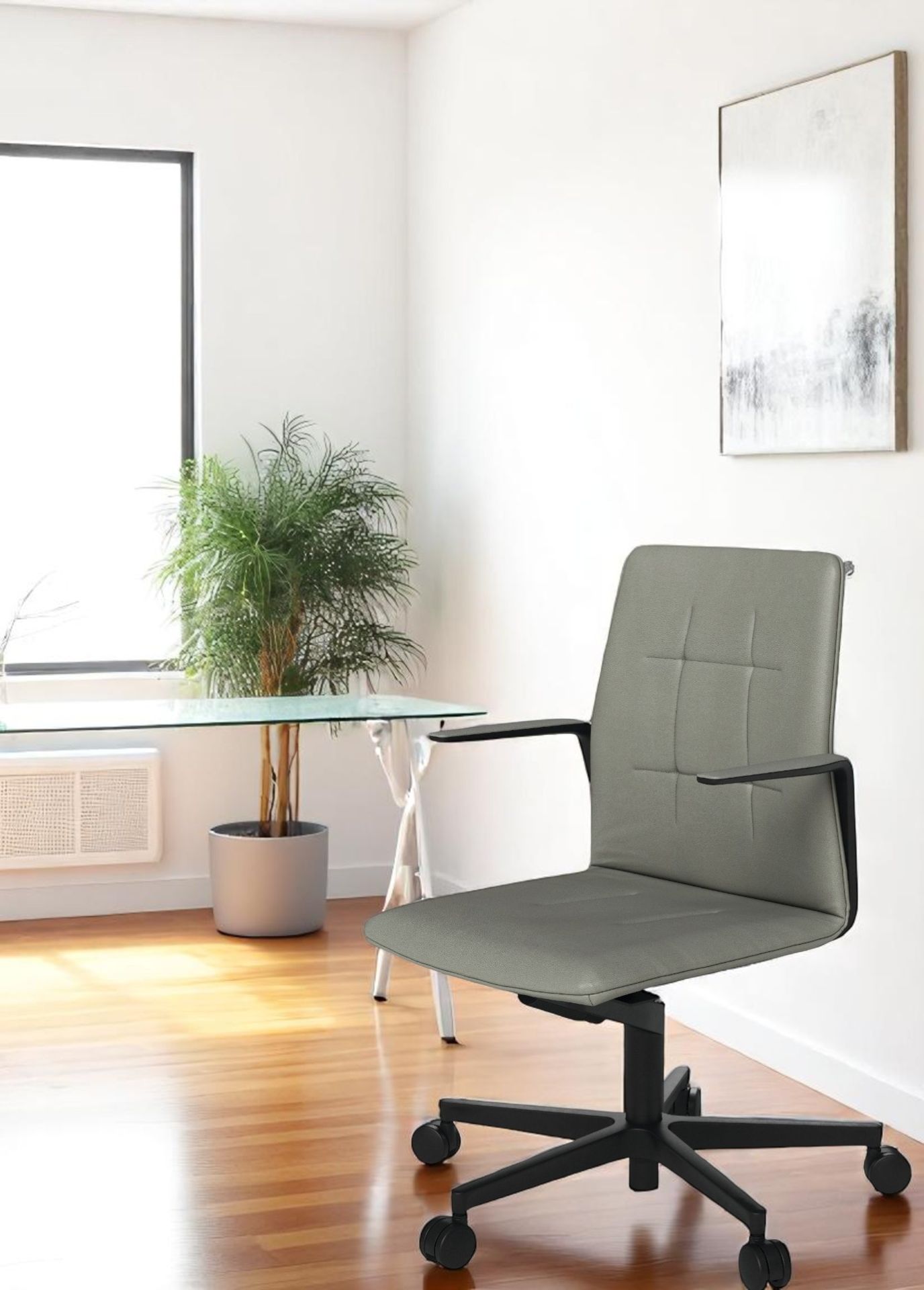 Leadchair Evo chaise pivotante / chaise de bureau avec pied en étoile à cinq branches Walter Knoll