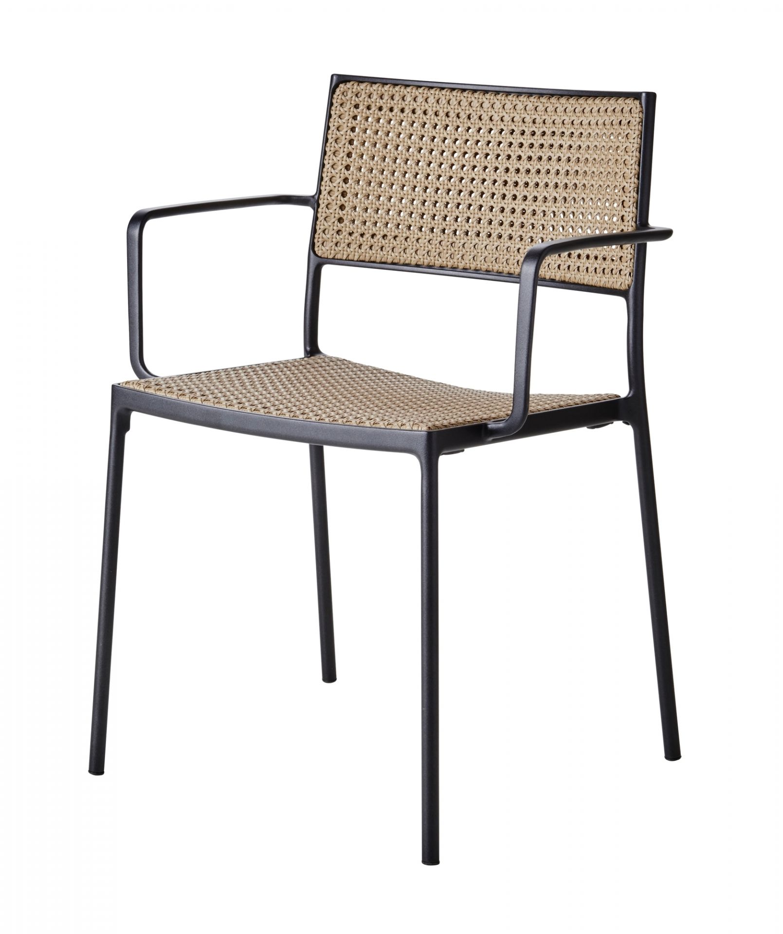 Less Outdoor Chaise empilable set de 2 Cane-Line