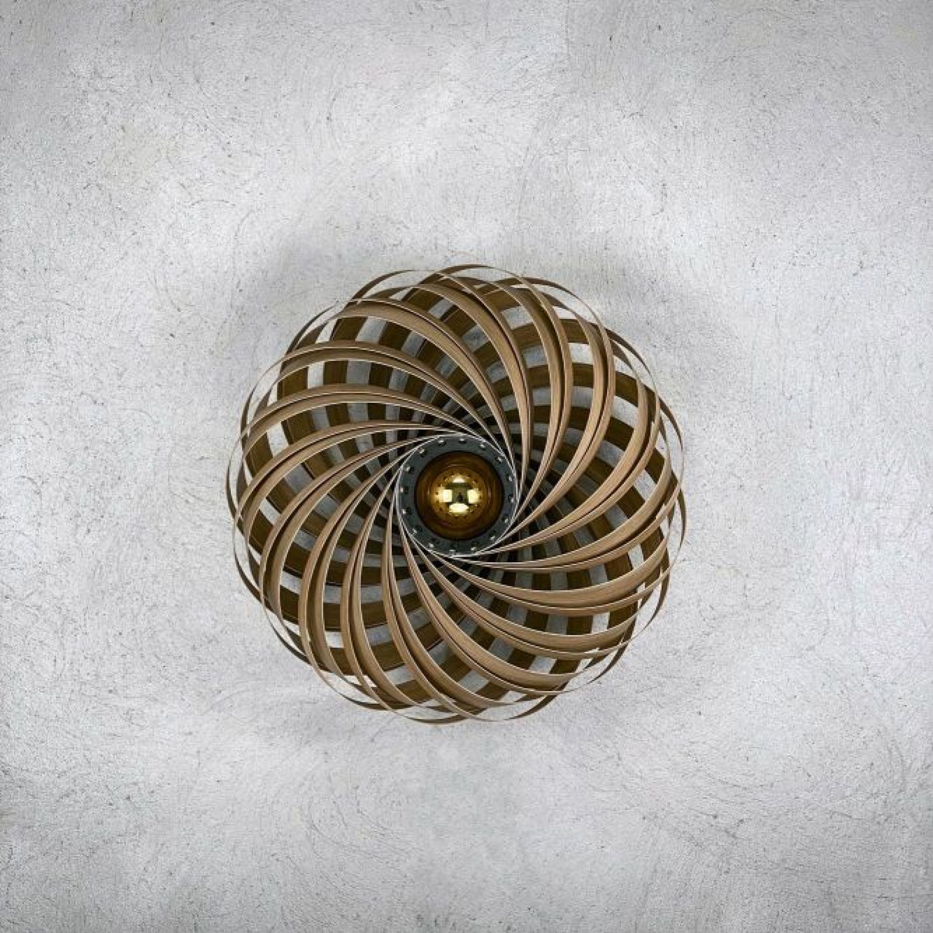 Veneria applique murale Chêne Ø50 cm Gofurnit