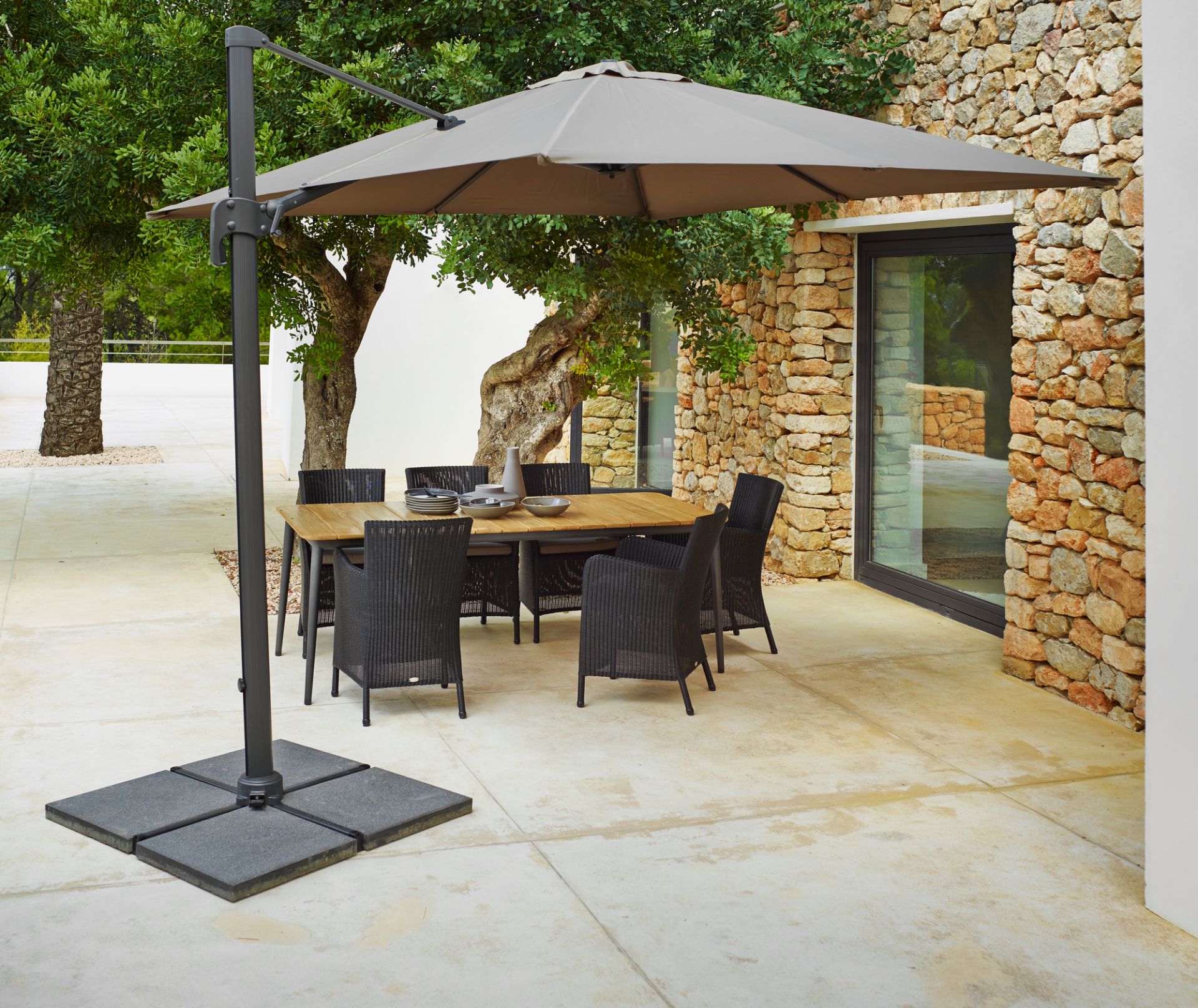 Hampsted Outdoor fauteuil gris clair Cane-Line