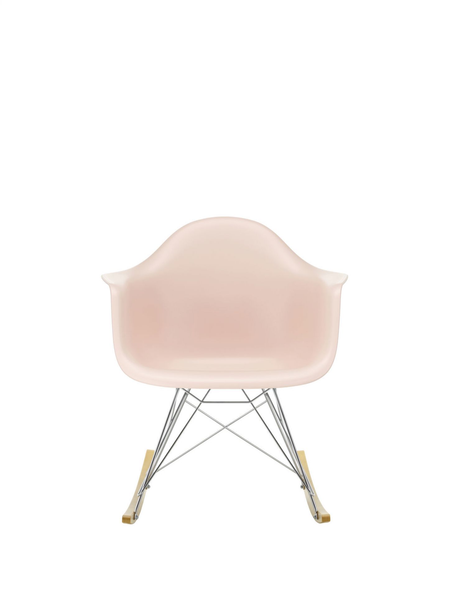 Eames Plastic Arm Rocking Chair chaise à bascule RAR Vitra Érable sombre - Noir - Deep black