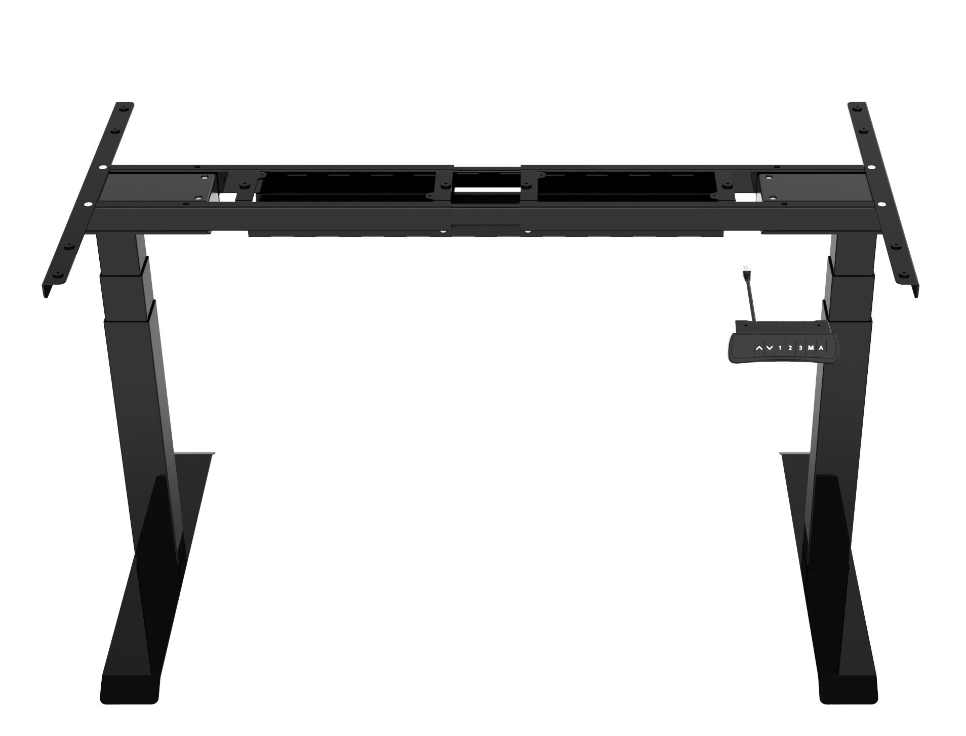 Hiplift piètement réglable en hauteur électrique büroforum Noir