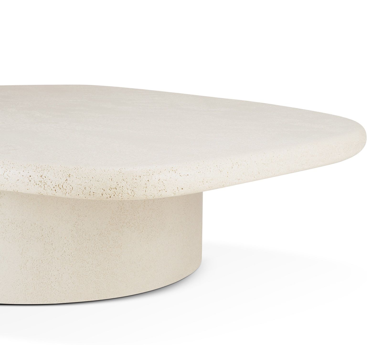 Elements Table basse Microcement forme de galet Ethnicraft