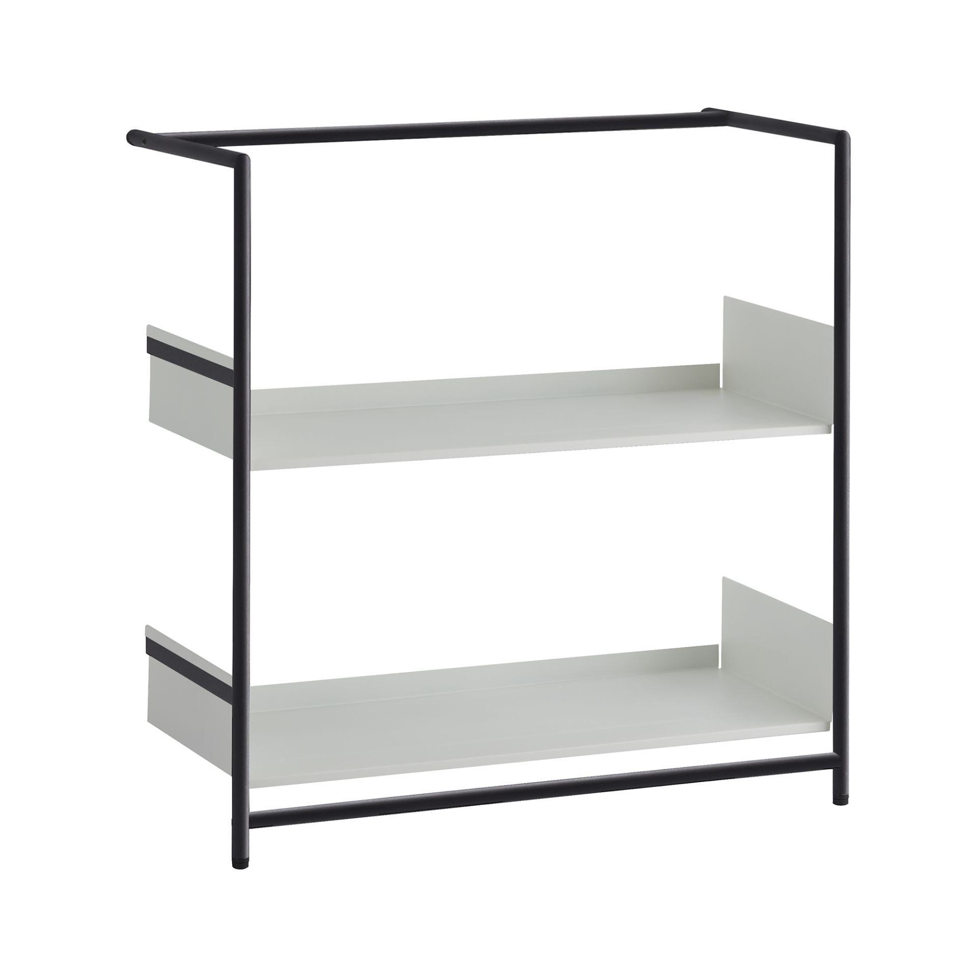 Pool 82 Étagère penchée / étagère à chaussures Mox Noir/blanc