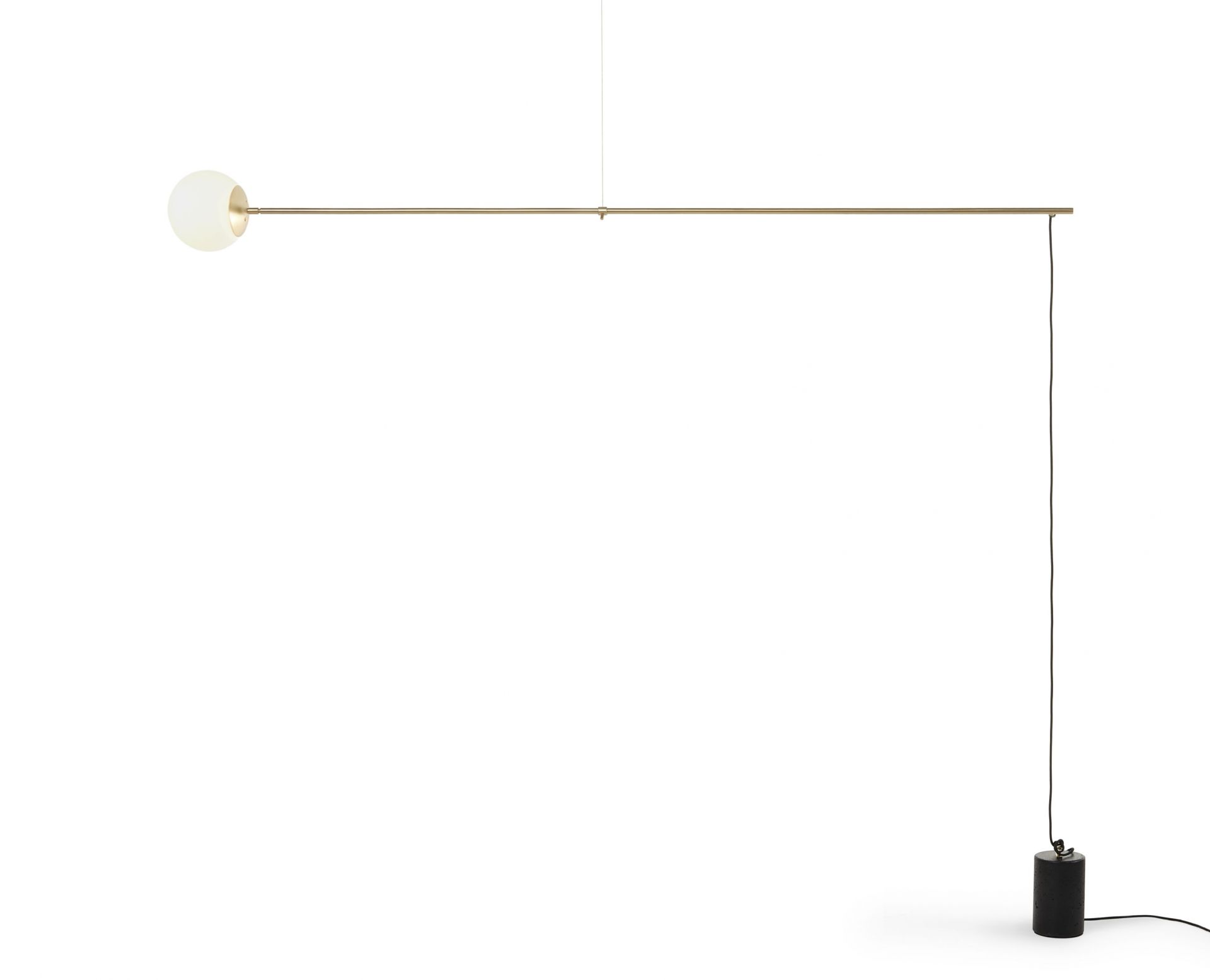 Bitta lampe á suspension or satiné Mogg
