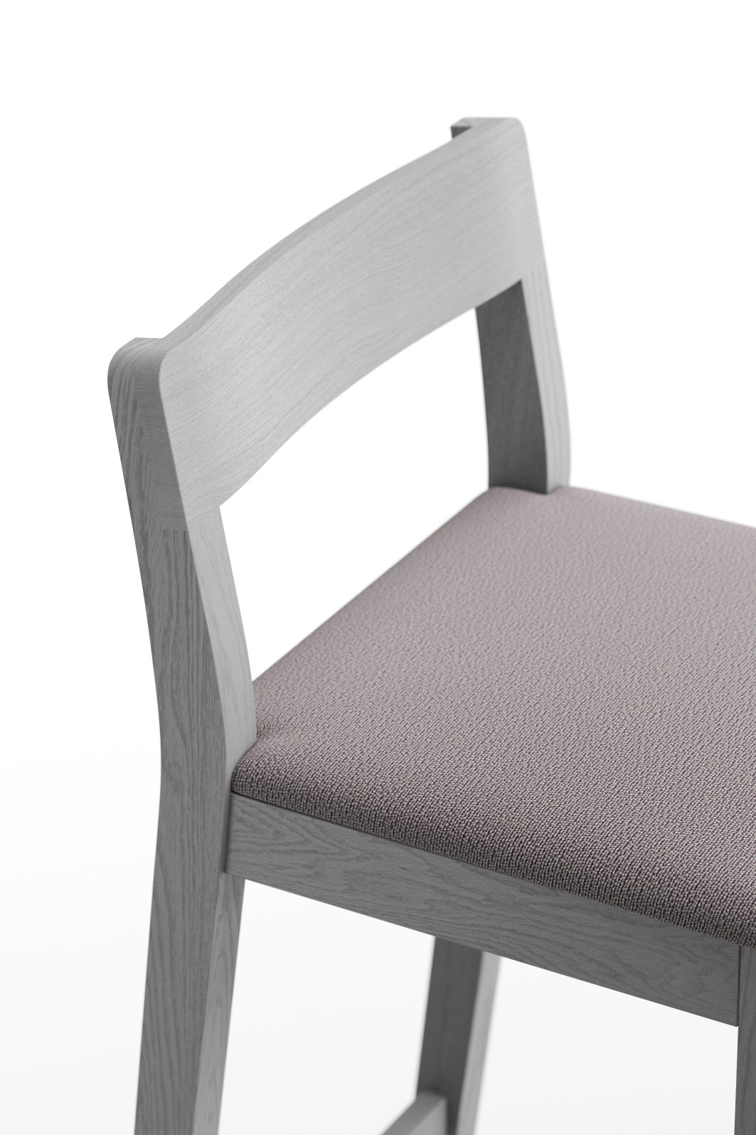 Sit tabouret de bar en bois avec coussin d'assise Zeitraum