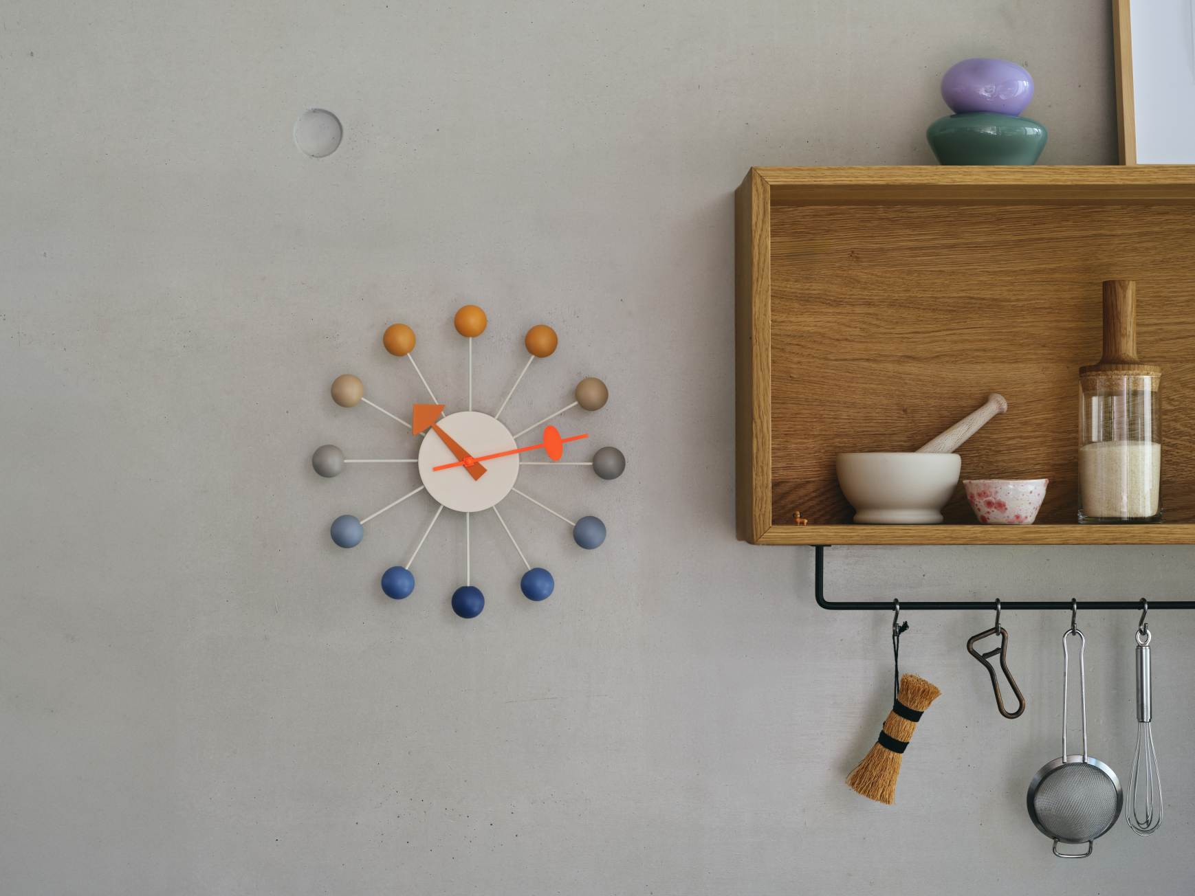 Ball Clock Horloge murale Sunrise Vitra LIMITED EDITION  