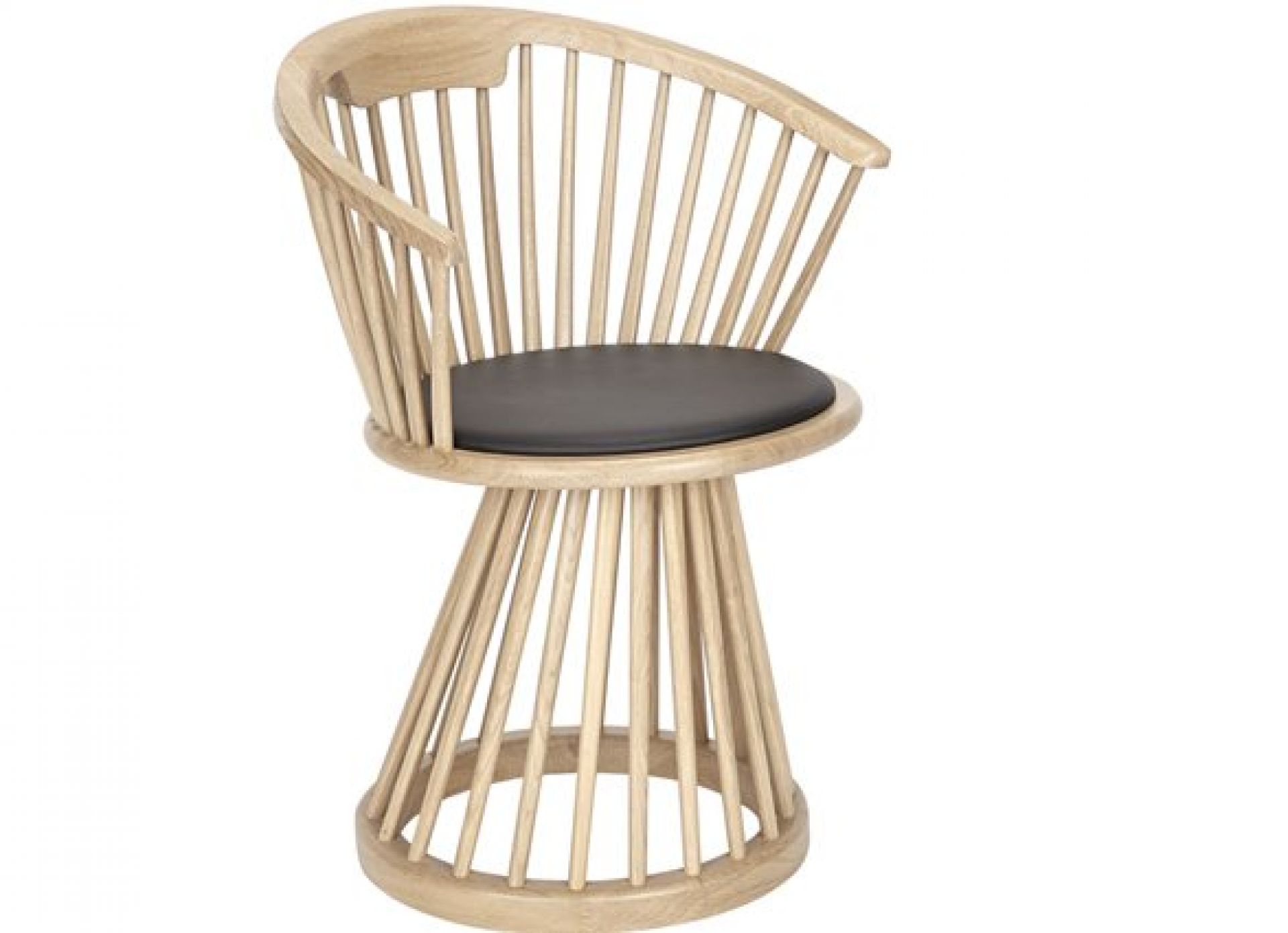 Fan chaise de salle à manger nature Tom Dixon