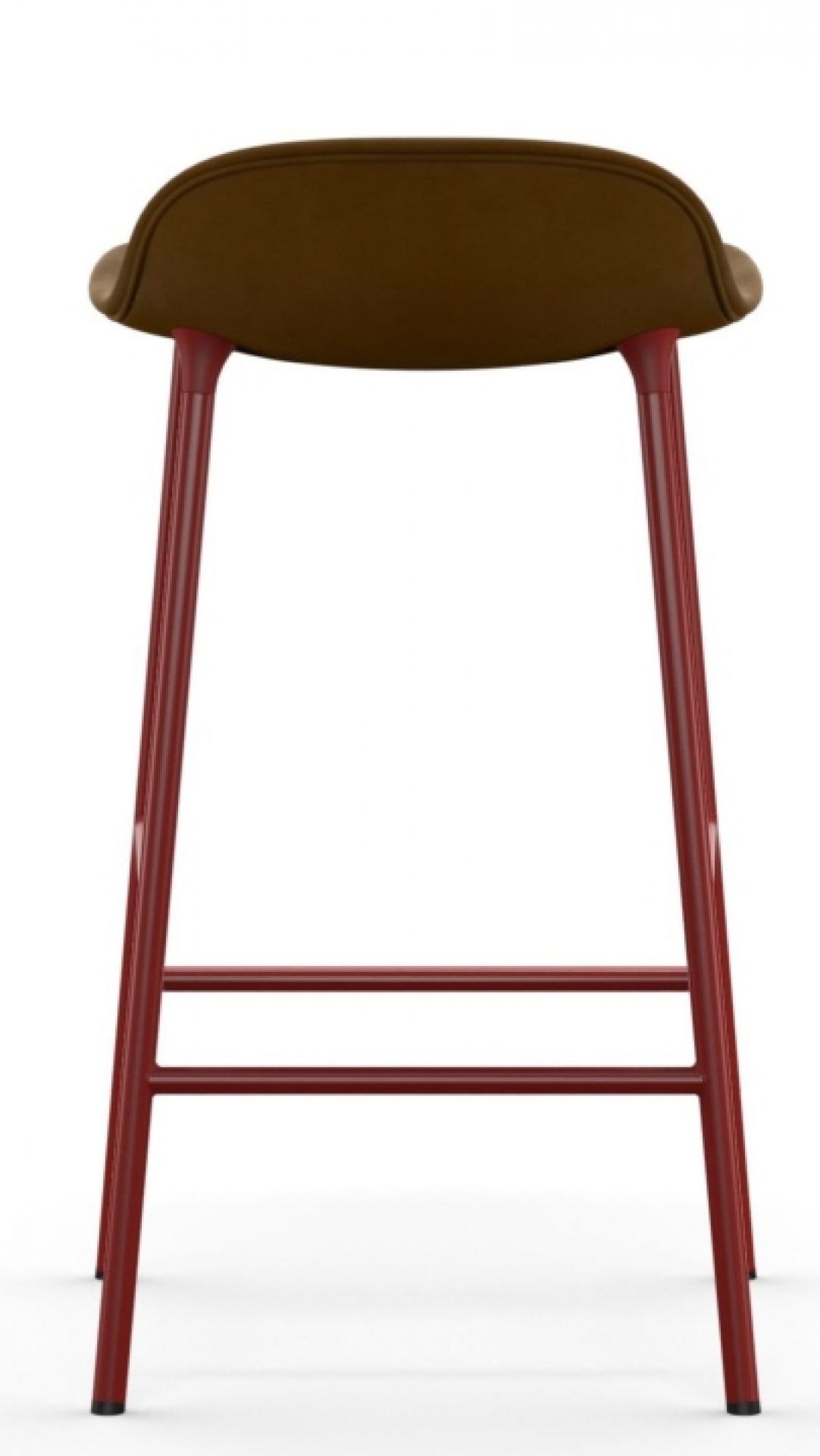 Form Barstool tabouret de bar H 65 cm Acier Rembourré Normann Copenhagen