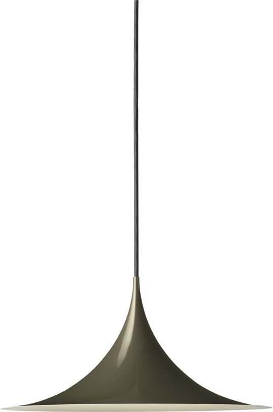 Semi lumiére suspendu Ø 30 cm / Dark cocoa glossy Gubi