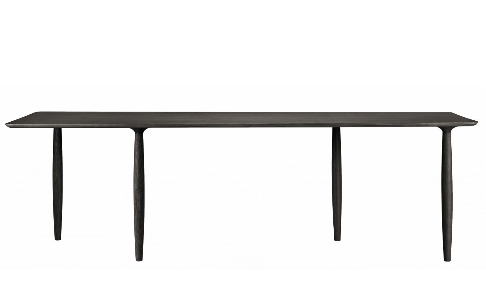 Oku Table à manger Chêne noir L 200 cm Norr11