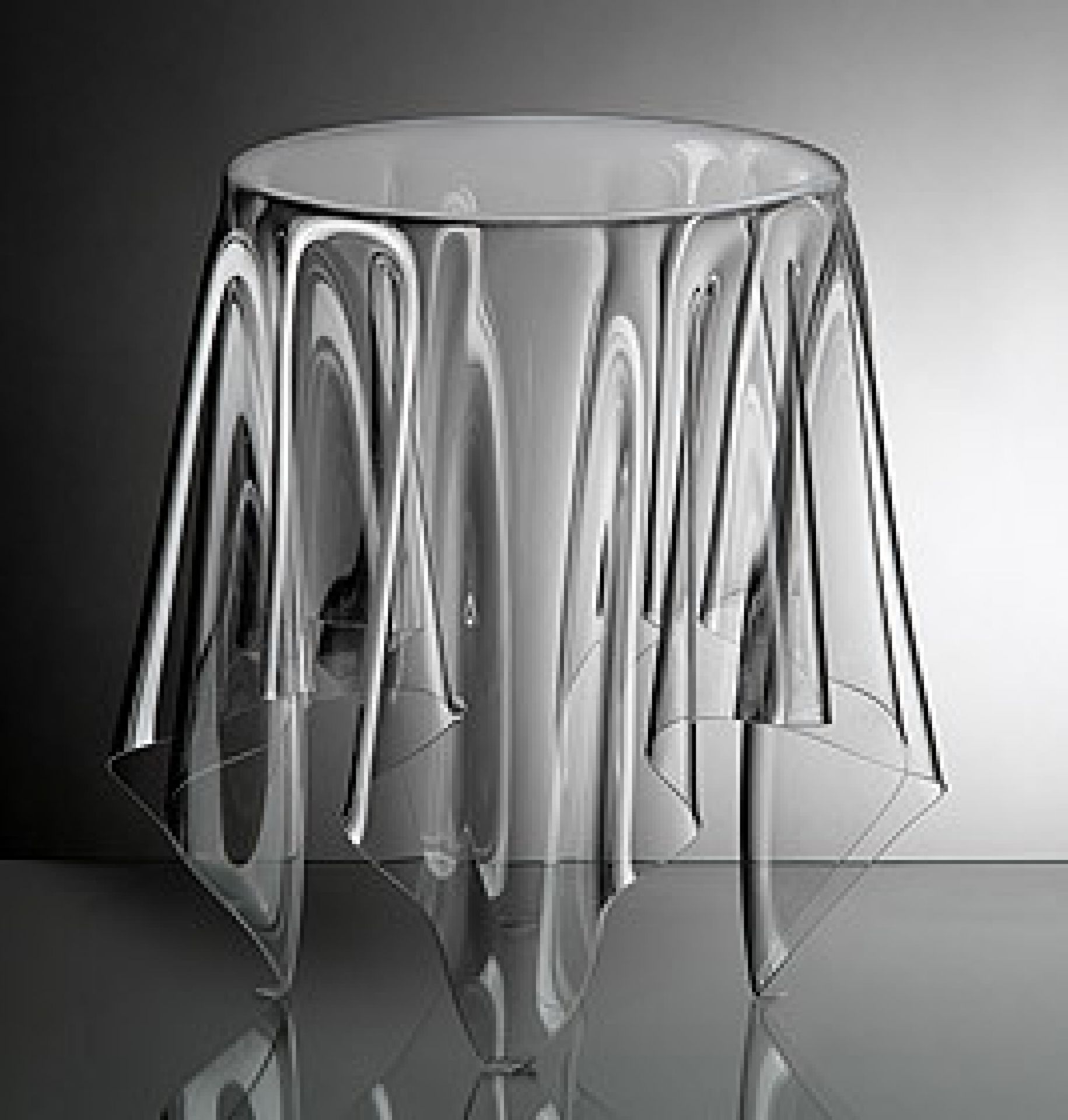 Table d'appoint transparente Essey Illusion, Klein & More OFFRE SPECIALE