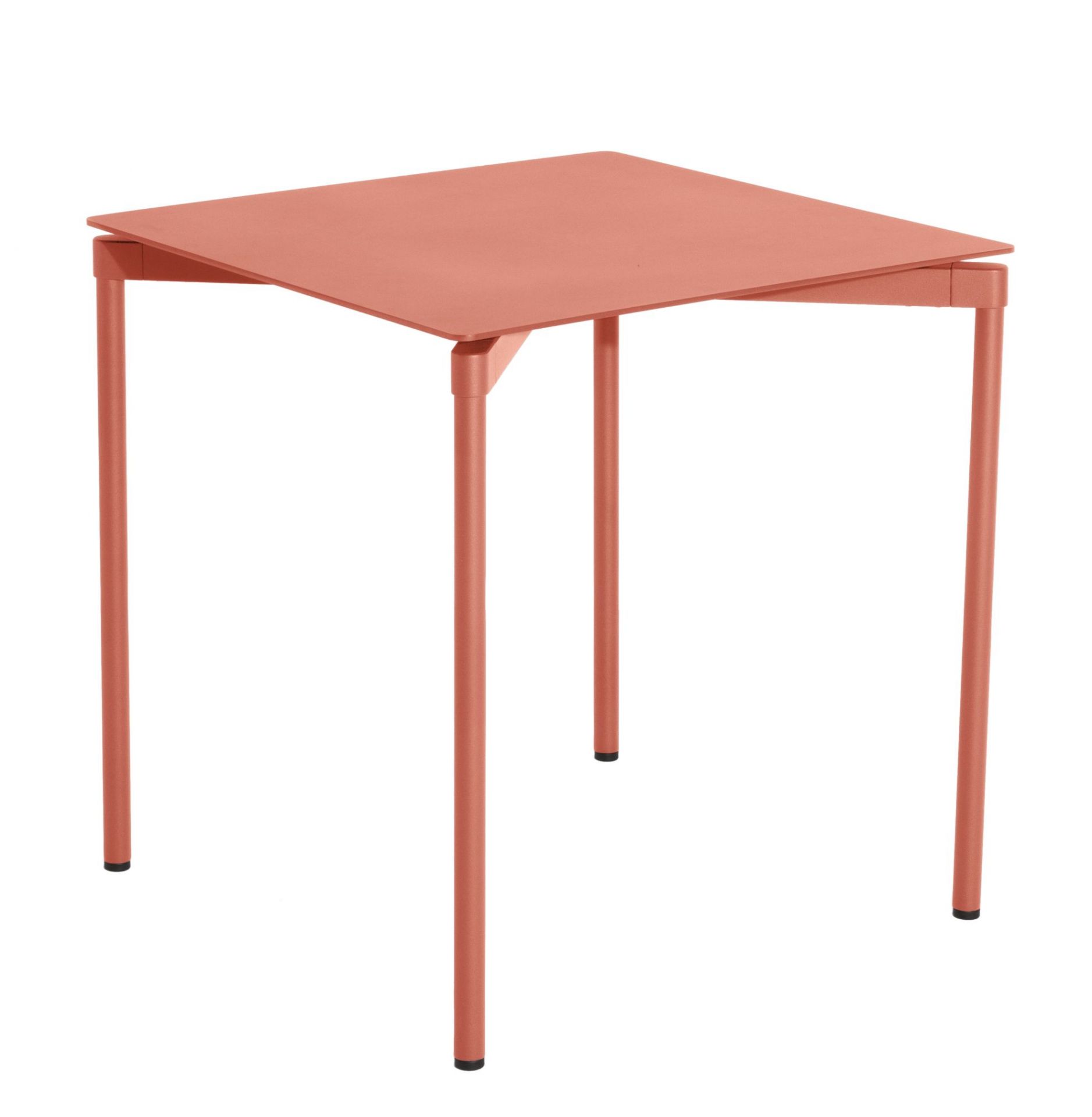 Fromme Dining Table Square Table de salle à manger carrée Petite Friture Corail