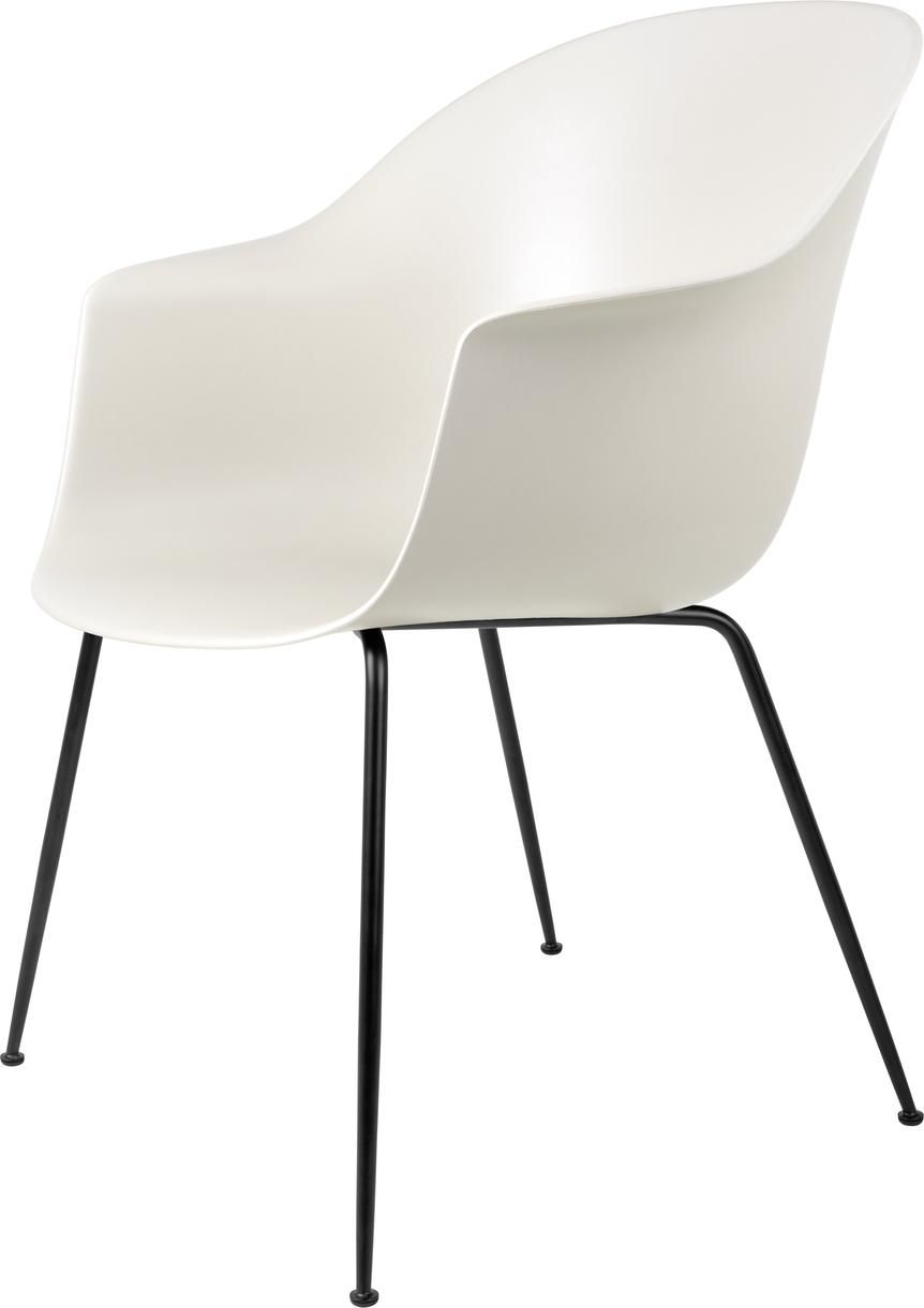 Bat Chair Chaise de salle à manger Indoor / Outdoor Cadre noir Gubi