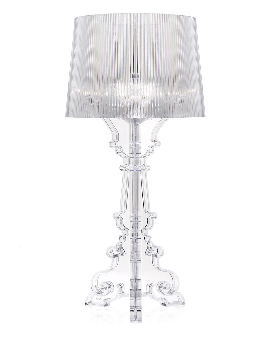 Bourgie Lampe de Table Cristal clair Dimmable Kartell