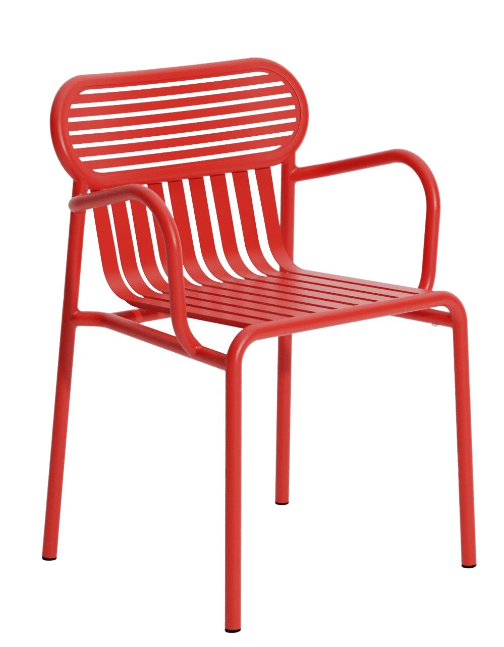 Week-End Garden Chair Chaise à accoudoirs Petite Friture Rouge (Red)