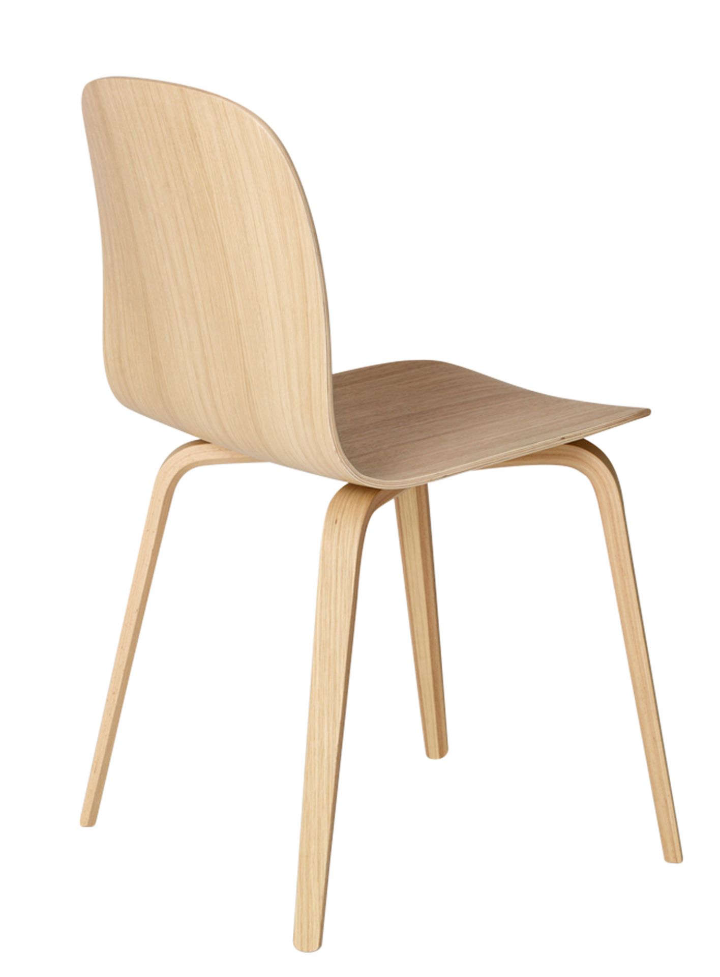Visu Chair Wood Base Chaise Muuto