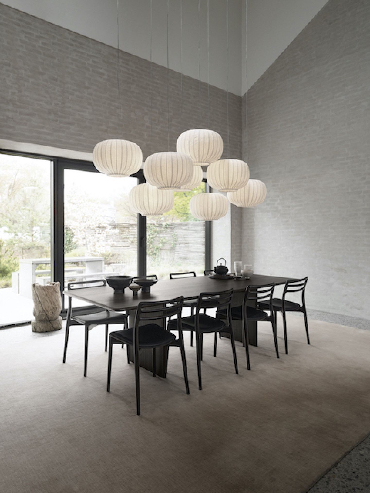 Paper Pendant Lampe Suspendue Chêne Foncé Vipp