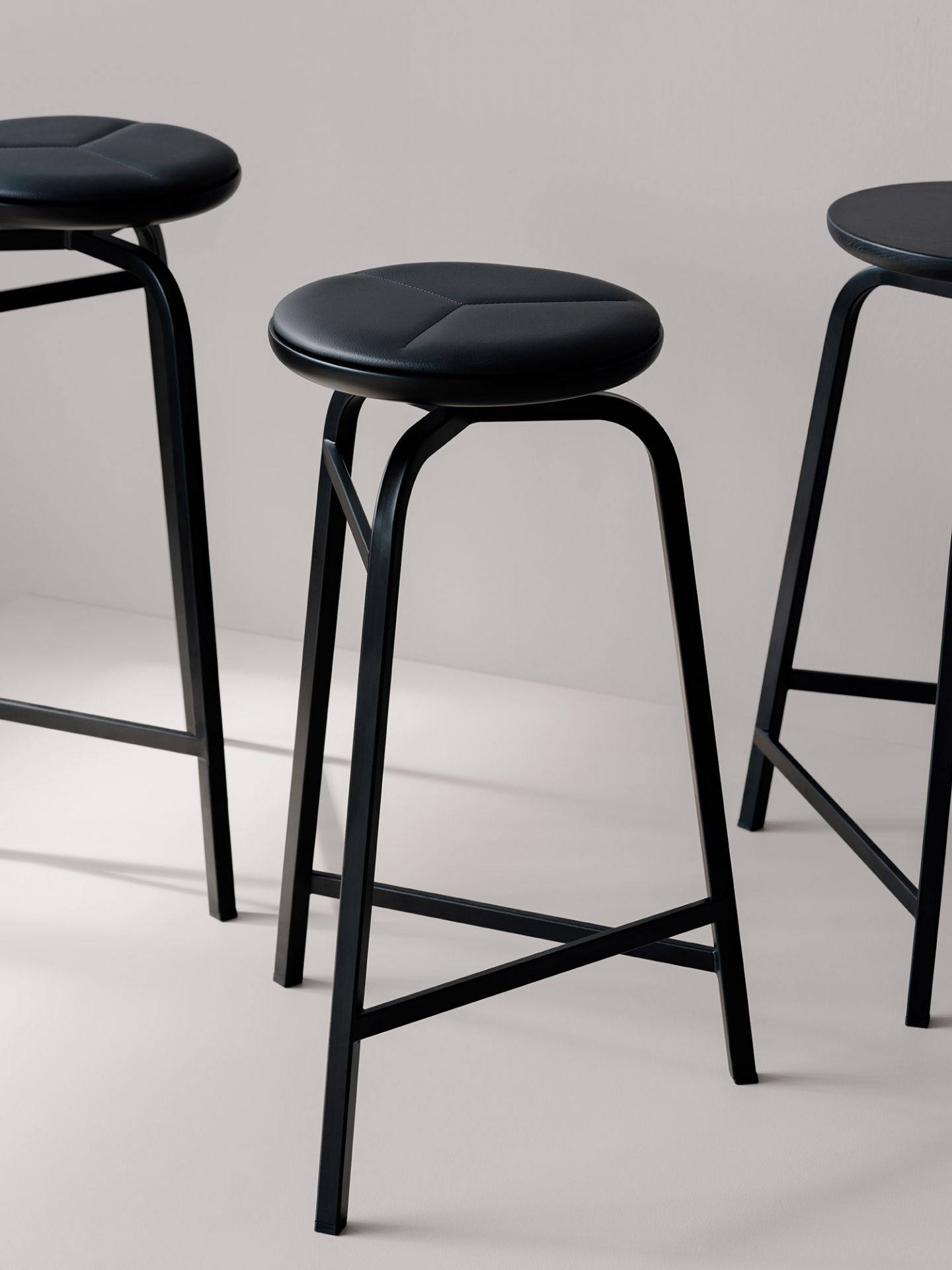 Treble Tabouret de bar noir Northern