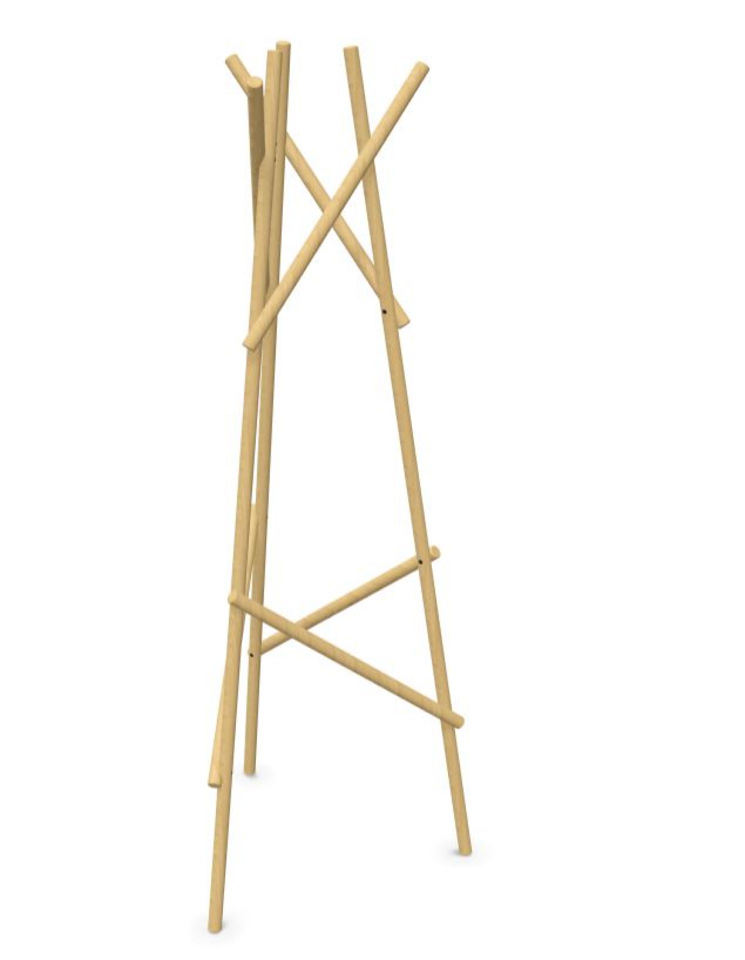 Kendo Porte-manteau chêne naturel Cascando 