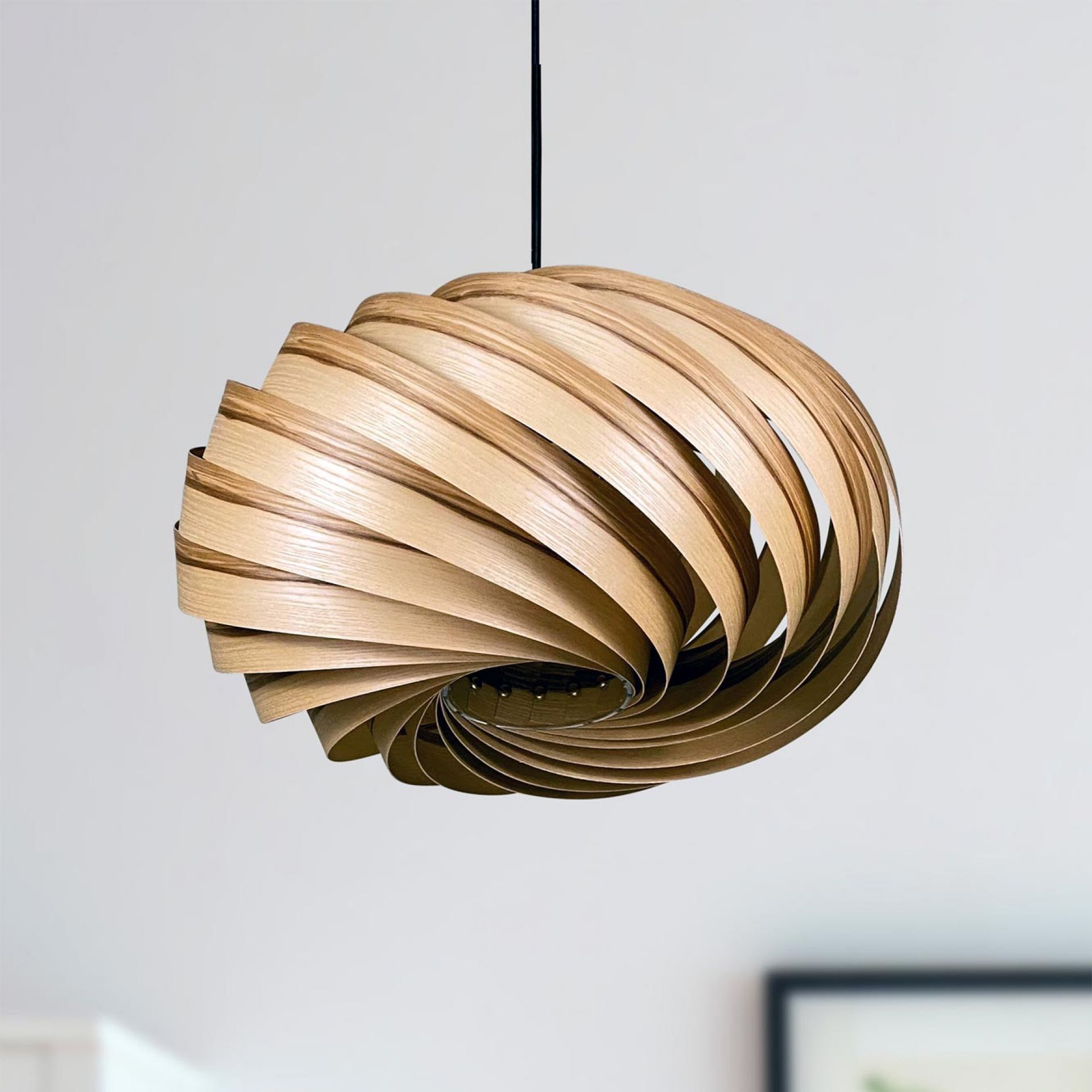 Quiescenta Lampe à suspendre Ø45 cm Frêne Gofurnit