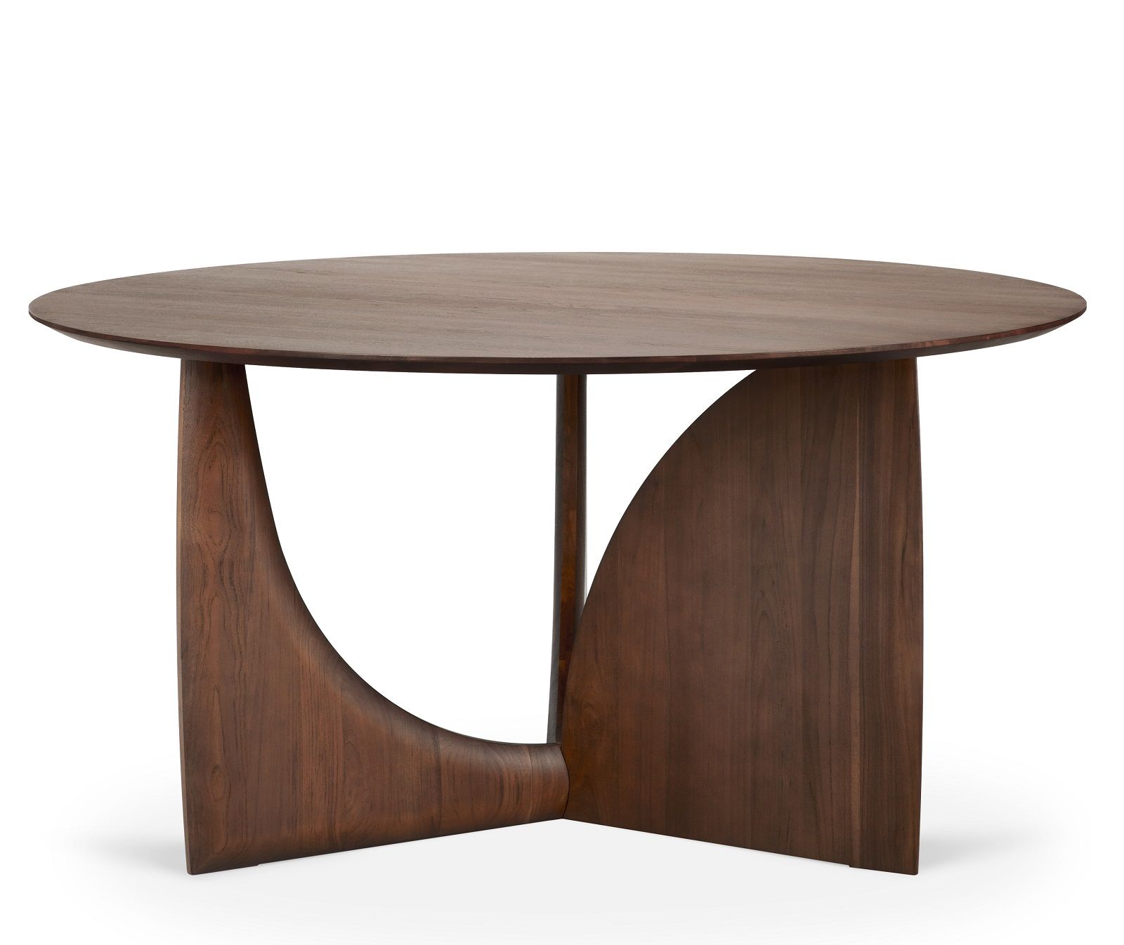 Geometric Table teck marron Ø150 cm Ethnicraft