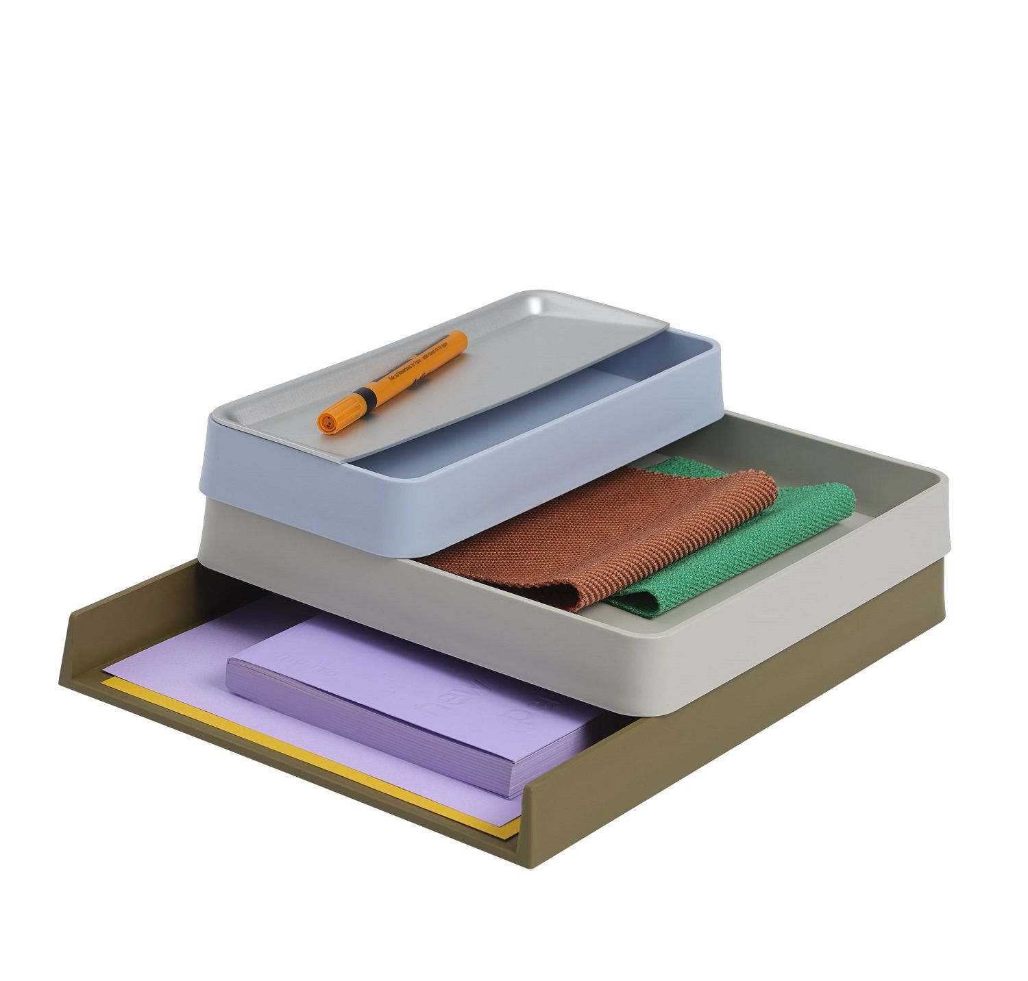 Arrange Desktop Configuration 2 Organiseur Multicolor Muuto