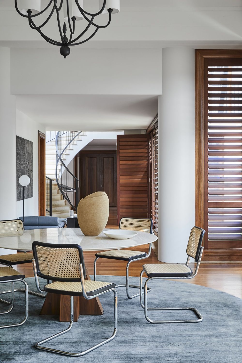 S 32 V Tube en acier Classique à bras oscillant libre CHROME/NATUREL Thonet COMBINAISON PRÉFÉRÉE