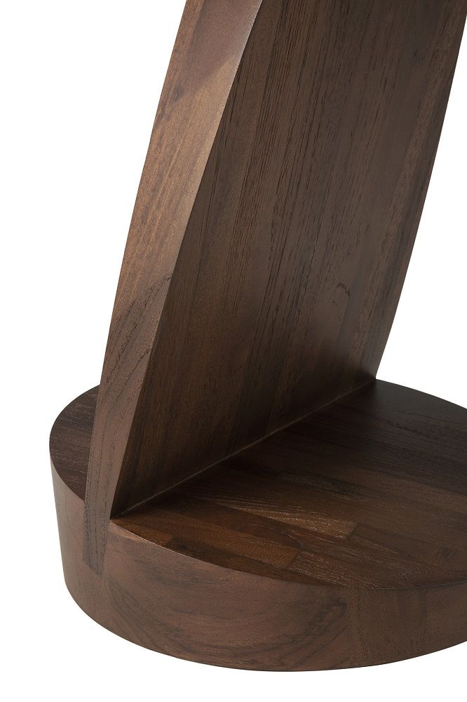 Table d'appoint Oblic ronde en teck Ethnicraft