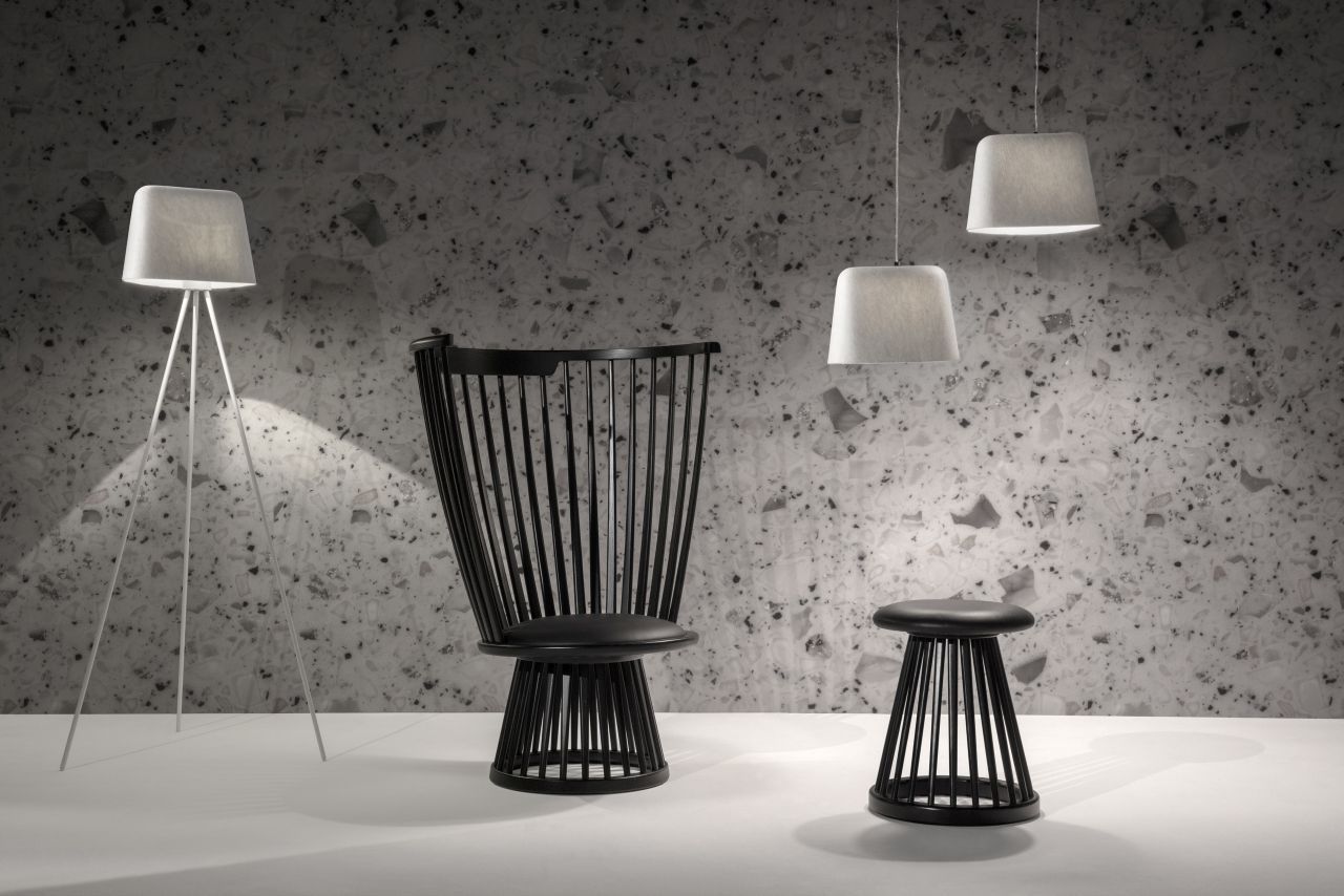 Tabouret de fan Tom Dixon