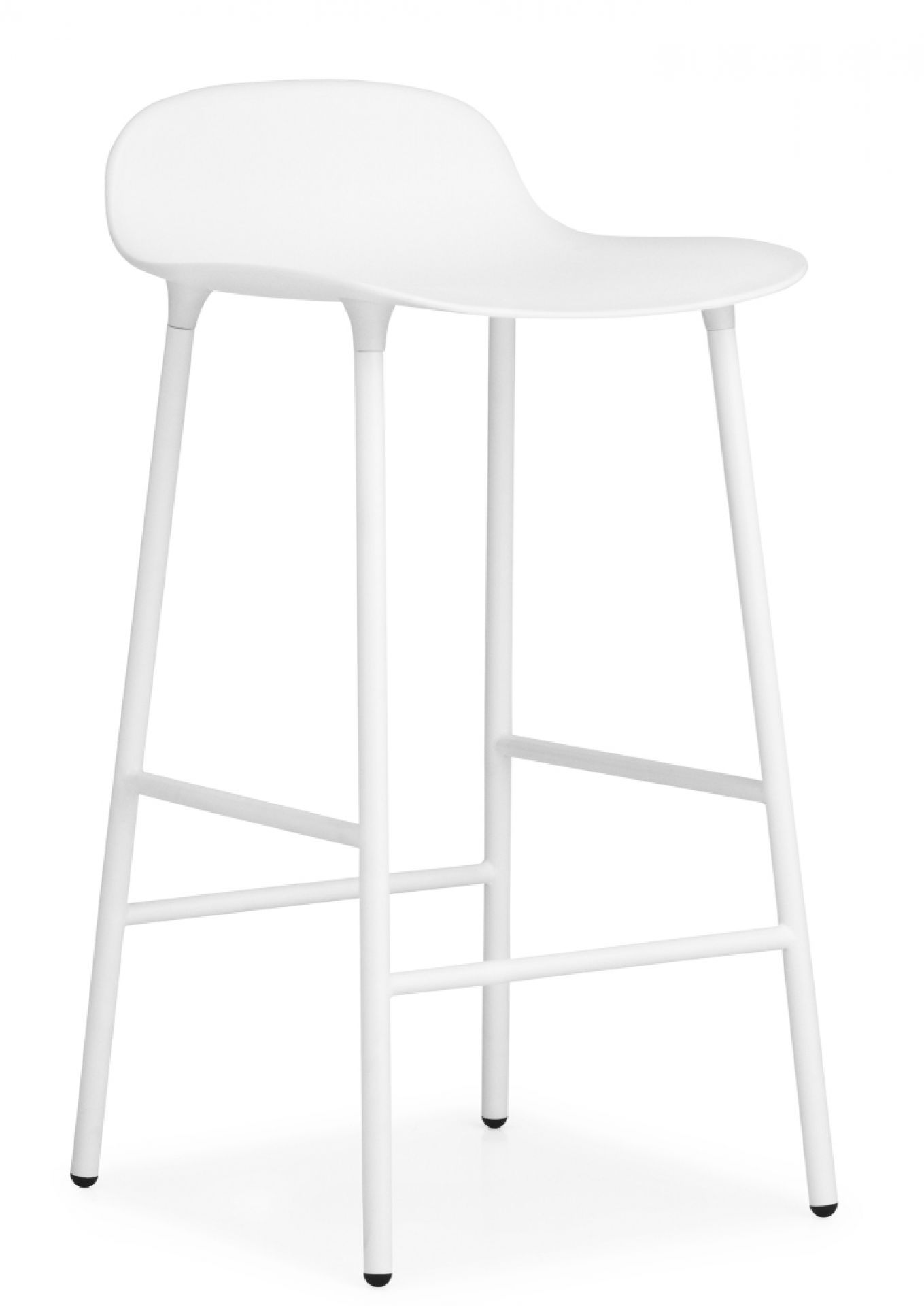 Form Barstool tabouret de bar H 65 cm Acier Normann Copenhagen