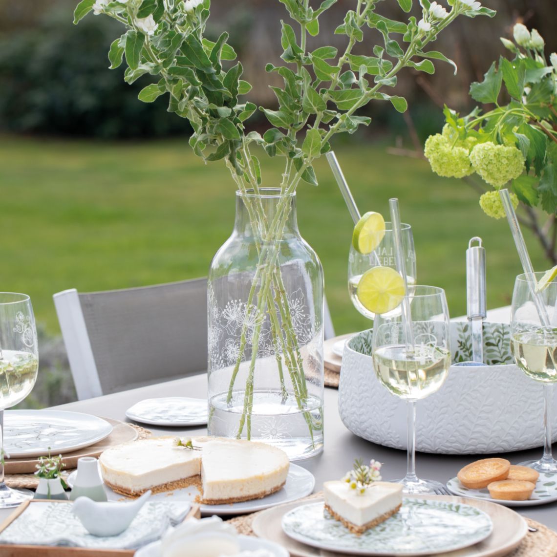 Living vase en verre fleuri Räder OFFRE SPECIALE