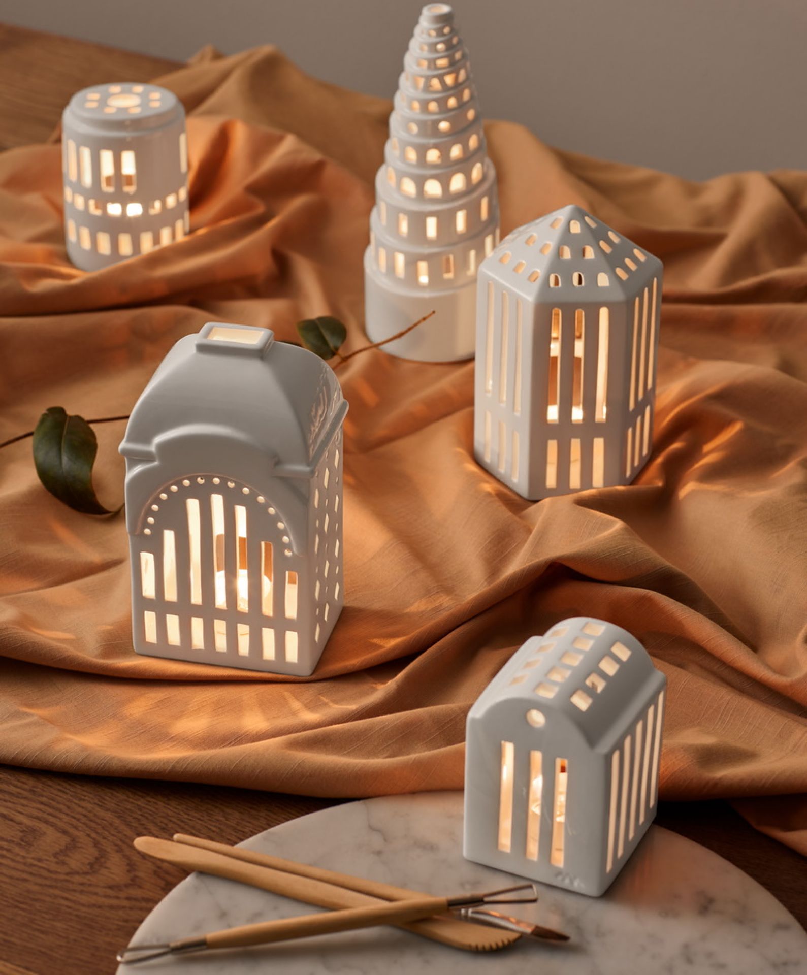 Urbania Maison de lumière Tivoli H 18,5 cm Kähler OFFRE SPECIALE