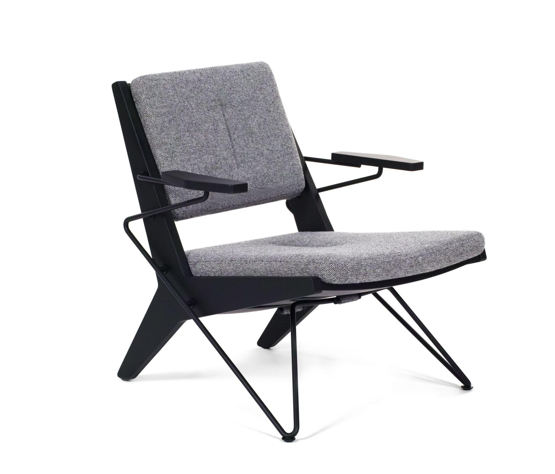 Fauteuil à bascule en métal Prostoria