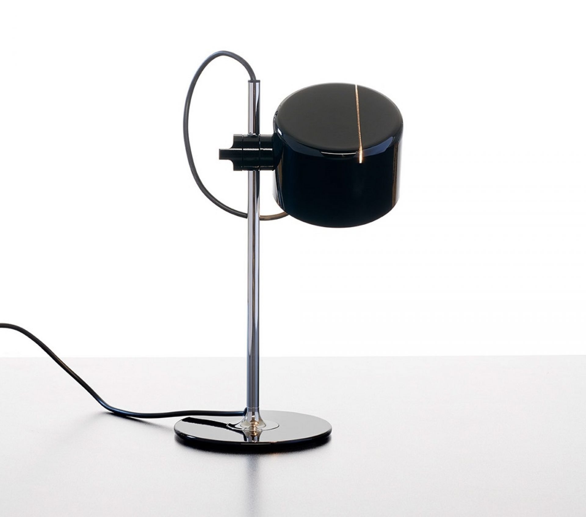 Mini Coupé 2201 Lampe de table Noir brillant Oluce OFFRE SPECIALE
