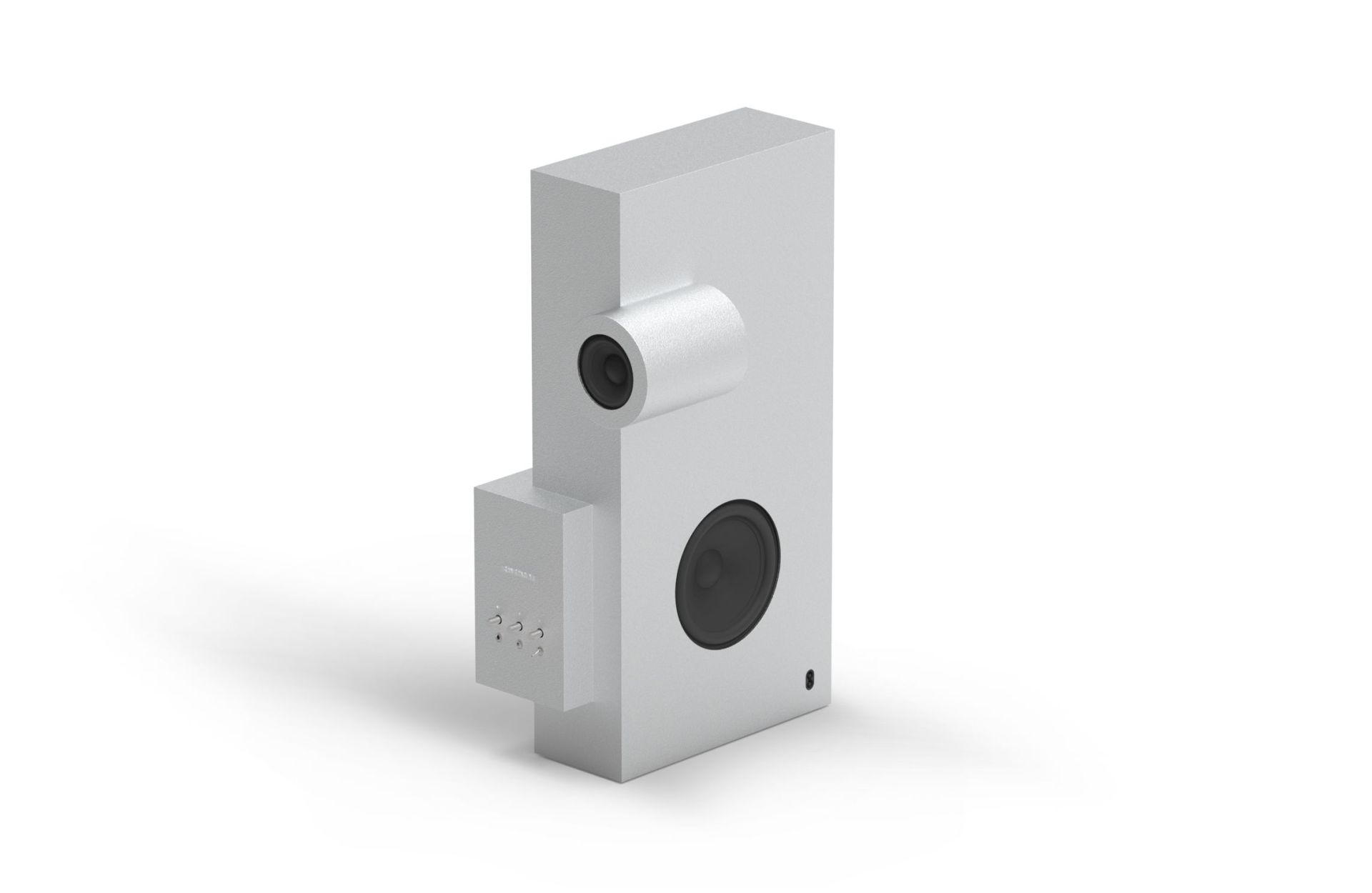 Haut-parleur Brutalist transparent