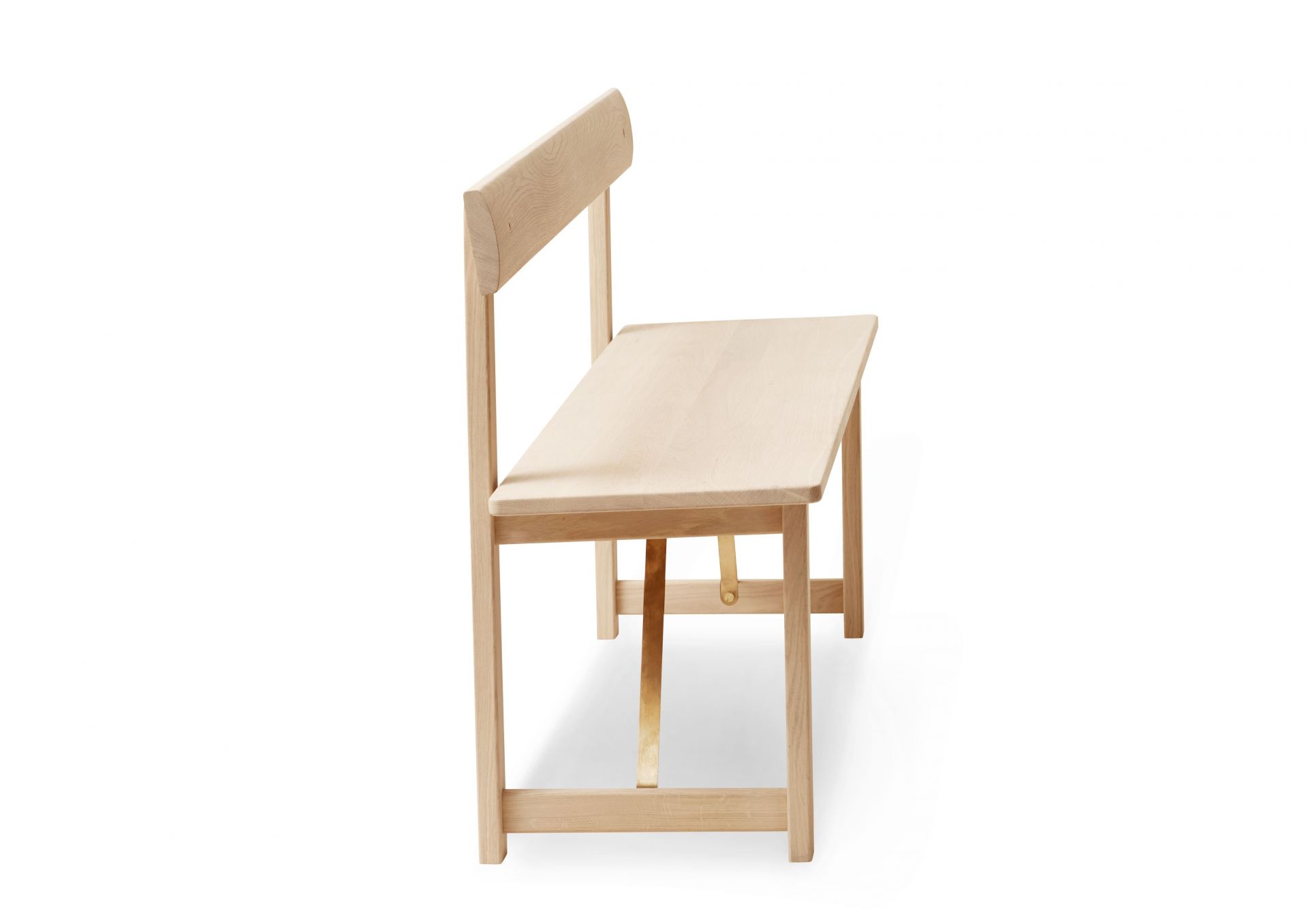 Position banc chêne blanc huilé Form & Refine