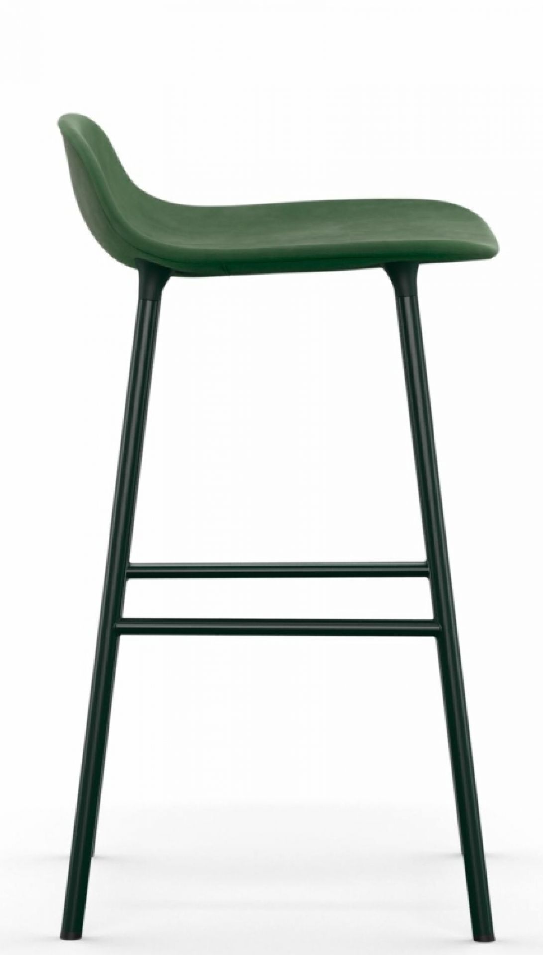 Form Barstool tabouret de bar H 65 cm Acier Rembourré Normann Copenhagen