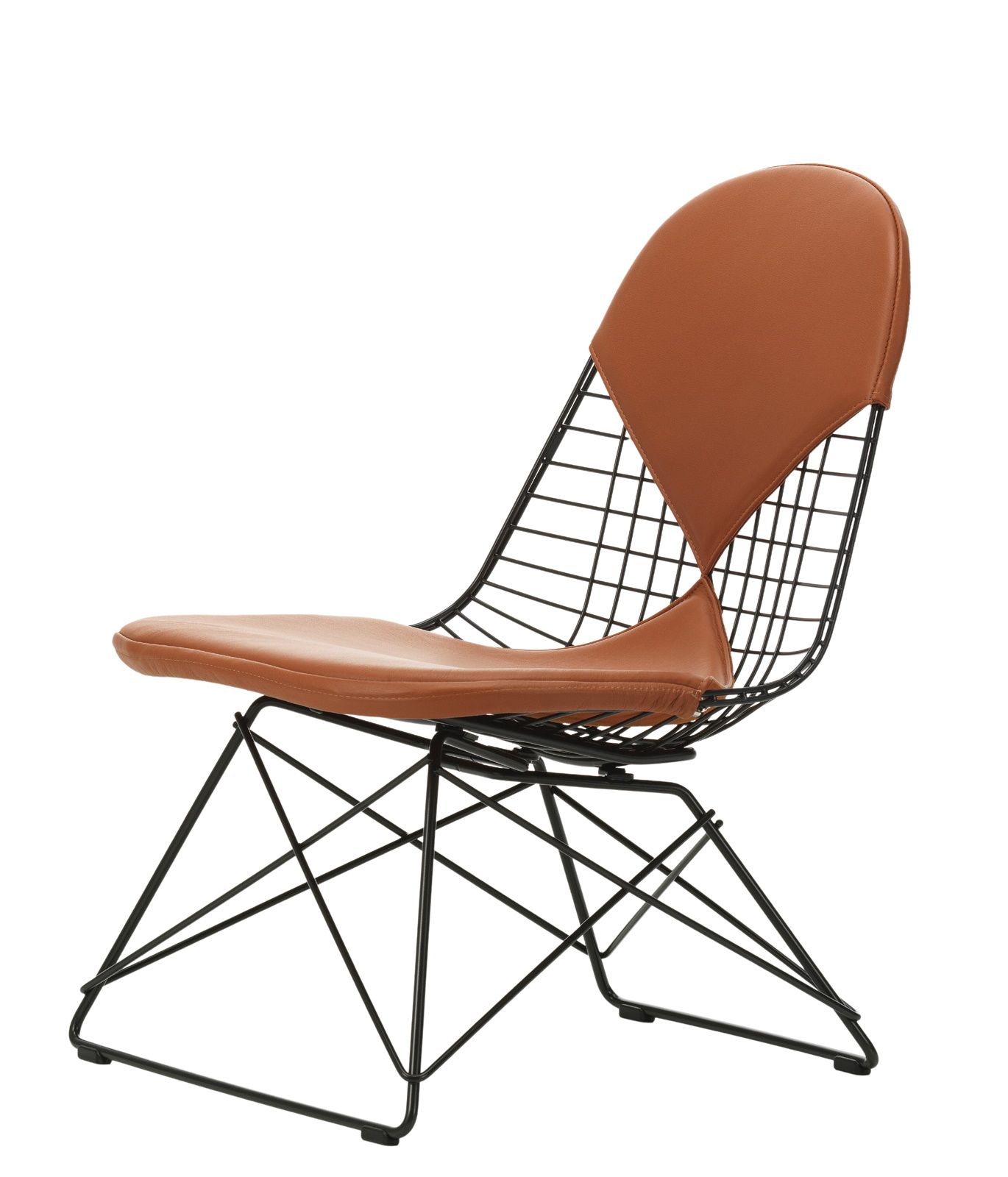 LKR-2 Wire Chair chaise avec assise et dossier revêtus Vitra 