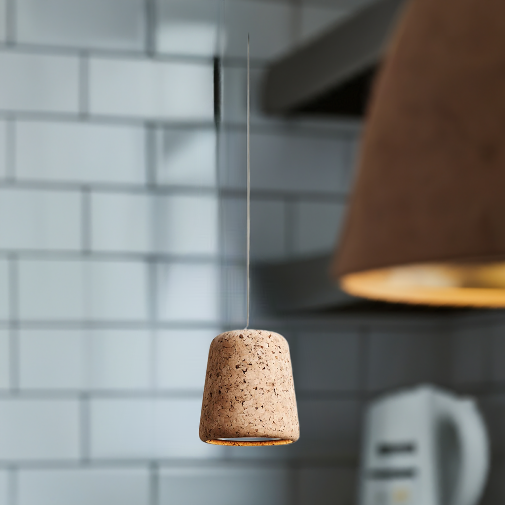 Matériel Pendant Lampe suspendue CORBEAU NATUREL / BLANC New Works OFFRE SPECIALE