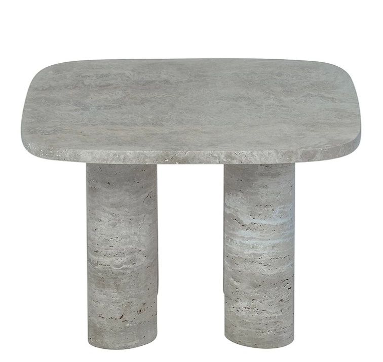 Volos table d'appoint L 52 x P 52 x H 34 cm Blomus