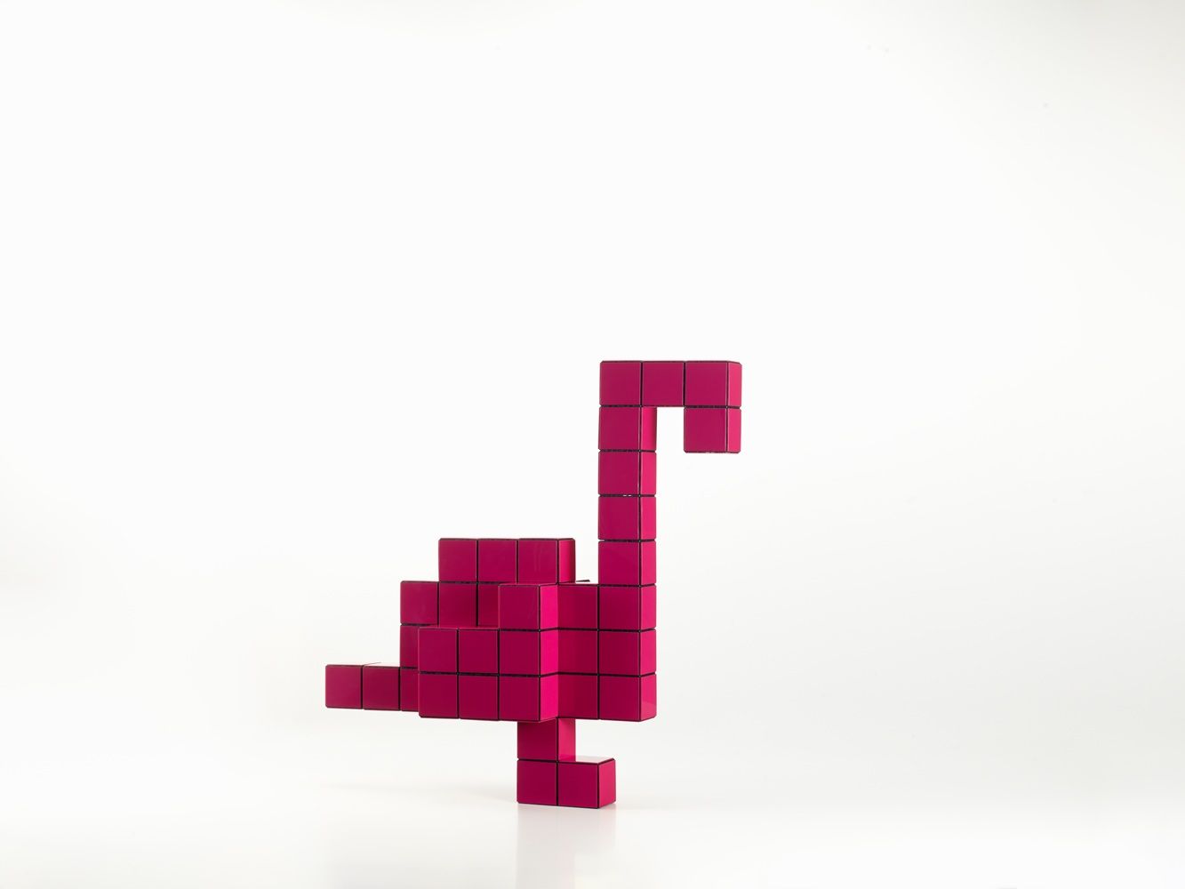 Panton Cubes Flamingo Duoton Sculpture Vitra