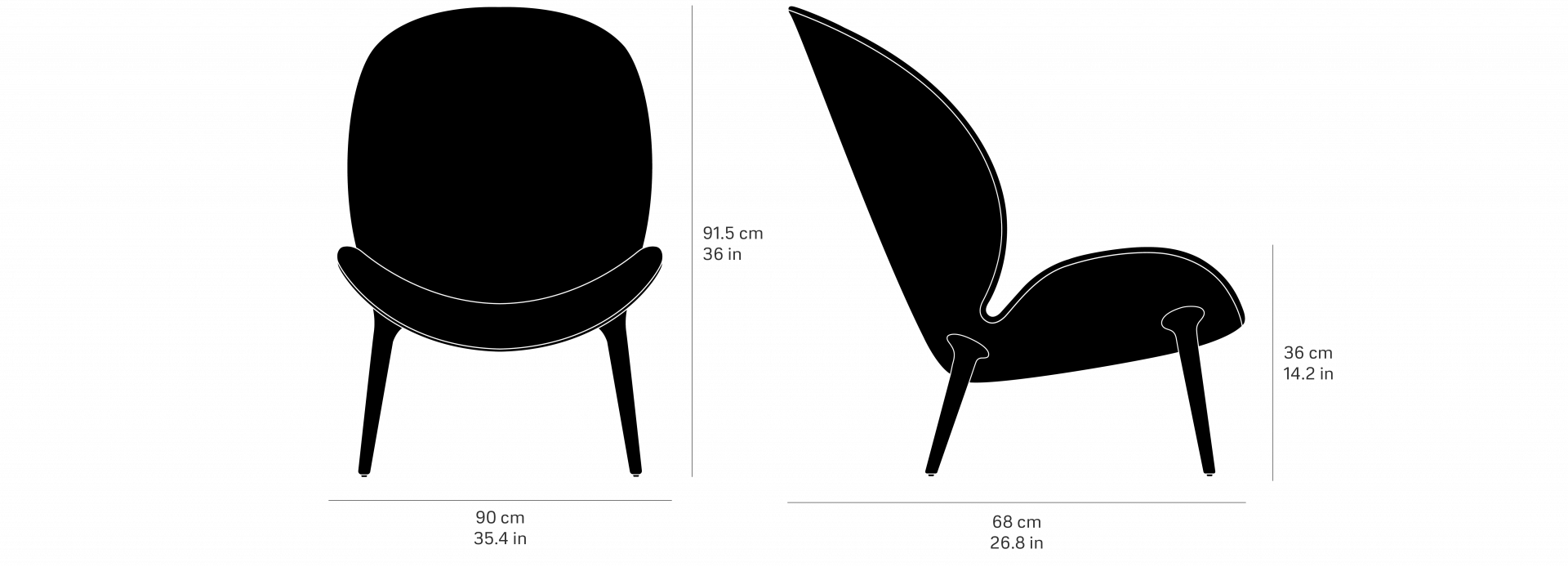 Lodge Chaise lounge Vipp