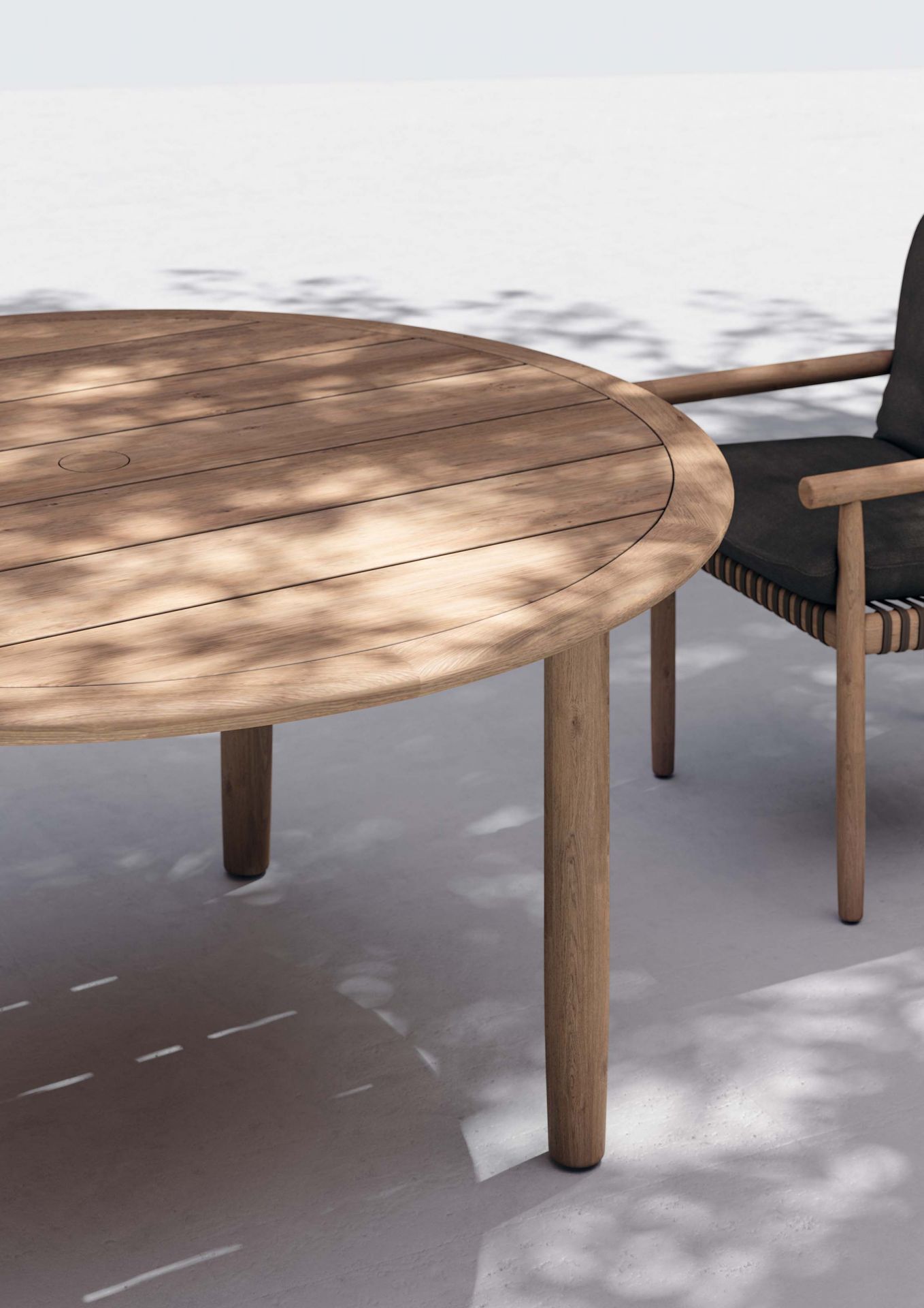 Tibbo Fauteuil avec coussin Dedon