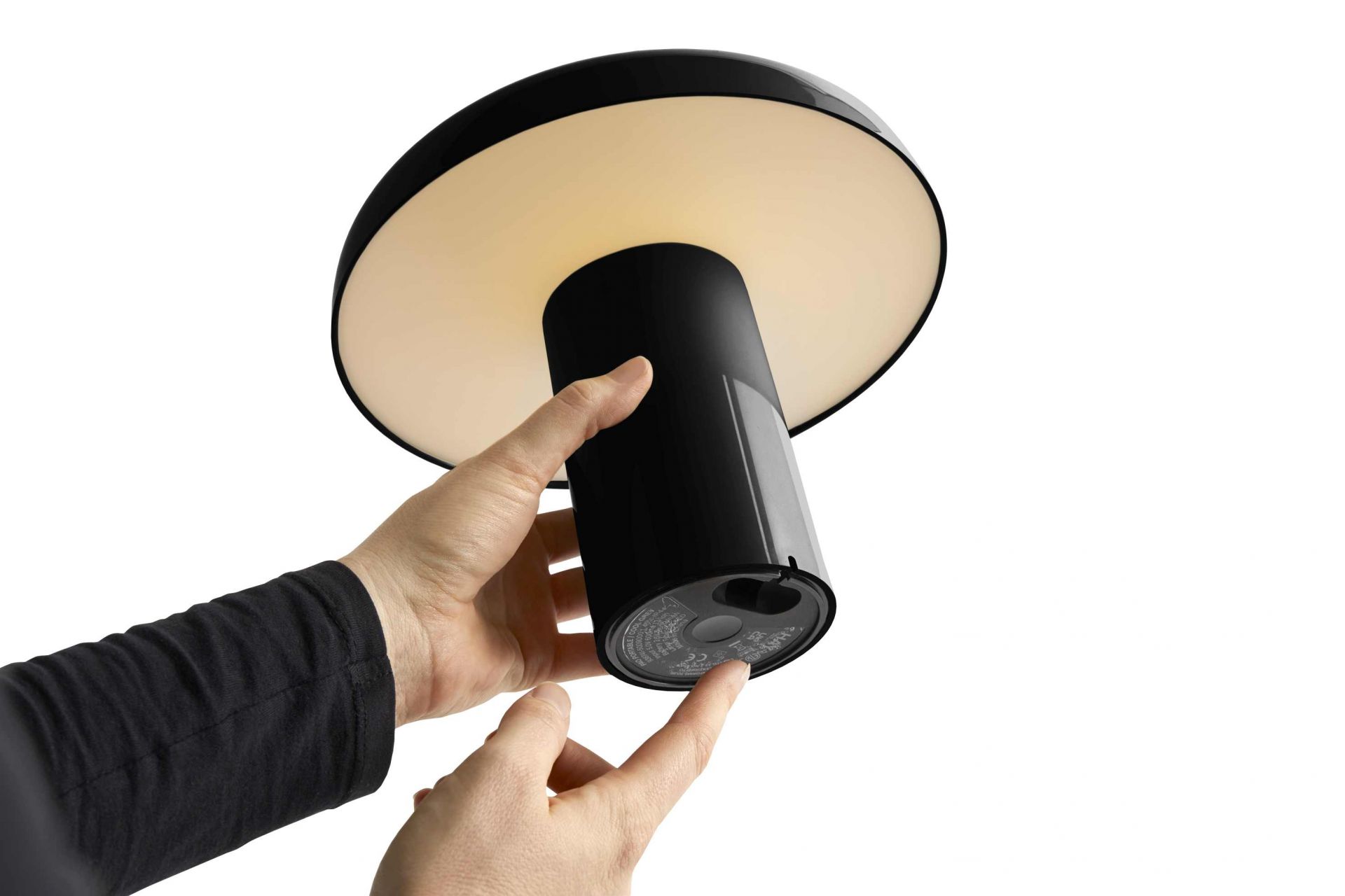 Pao Portable Lamp Lampe de table Hay Soft black