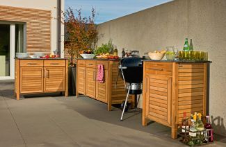 Deck 2 Éléments planche à plantes Extérieur Weishäupl